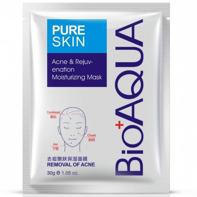ماسک ورقه ای ضد جوش بیوآکوا BIOAQUA کد 0733 | پخش عمده