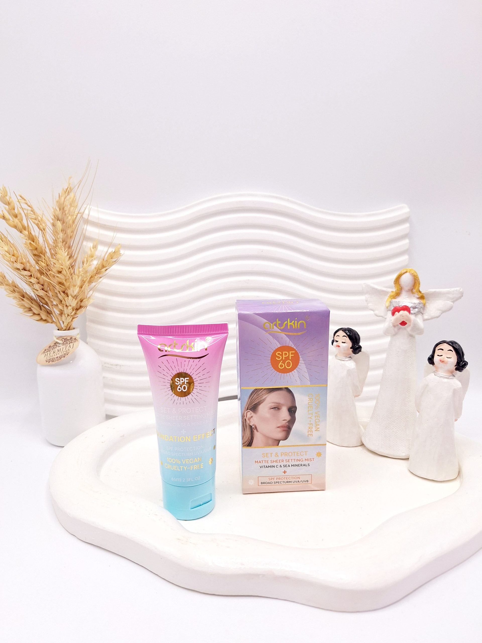 ضد آفتاب کرم پودری آرت اسکین کد 973127