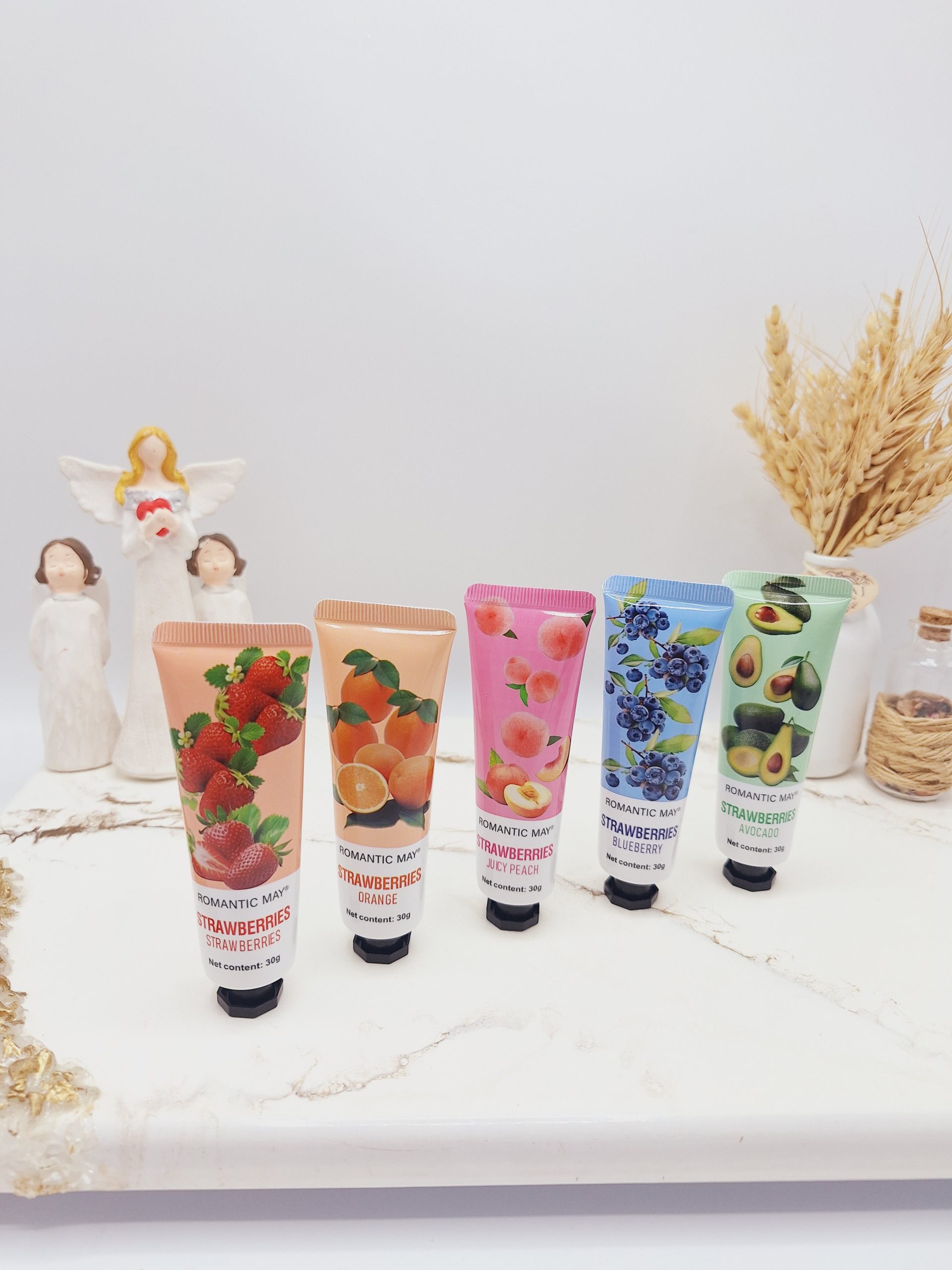 پک پنج عددی کرم دست  میوه ای برند ROMANTIC MAY کد YR_1098