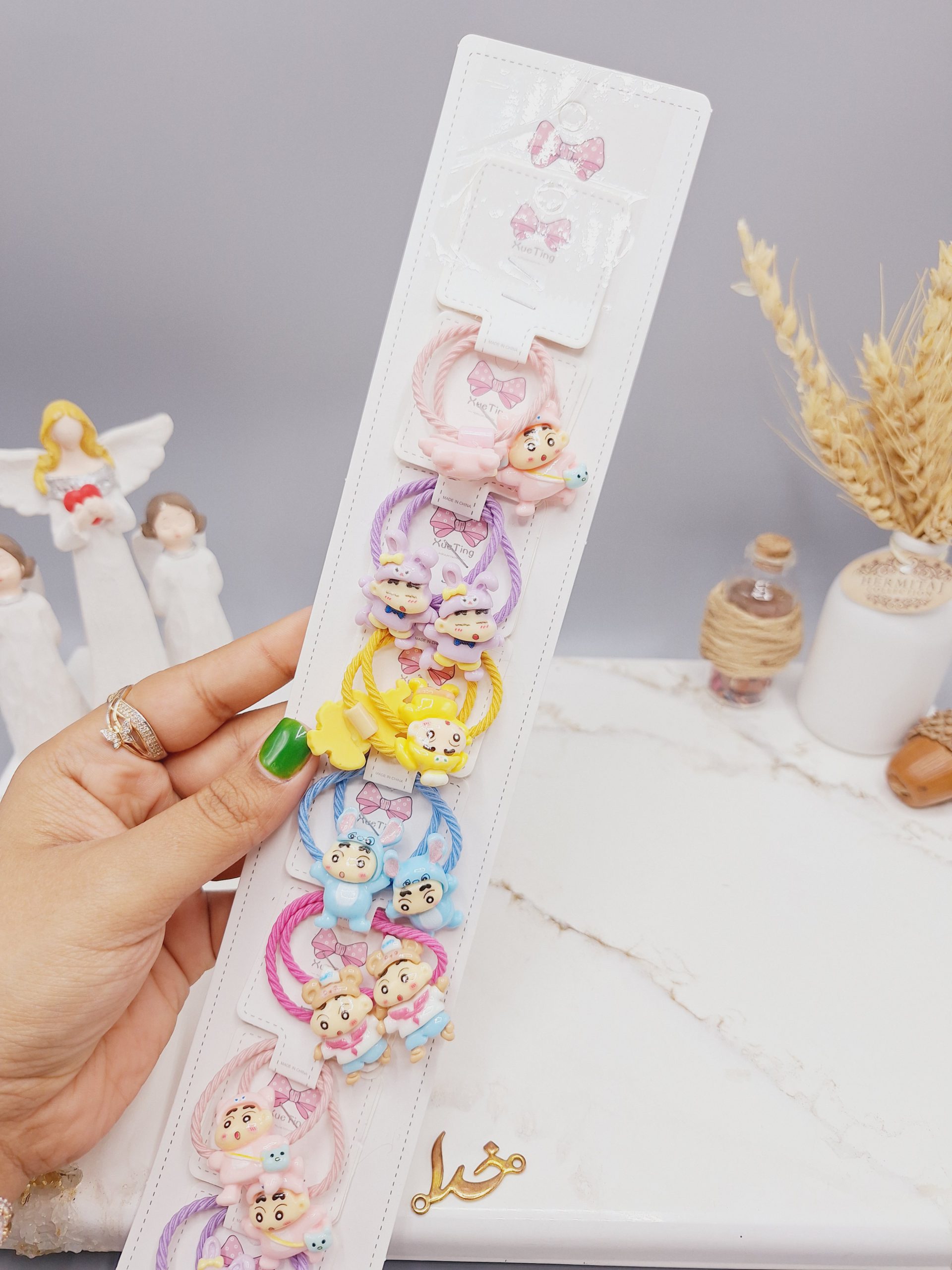 پک کارت 20عددی کش مو طرح بچه بازیگوش