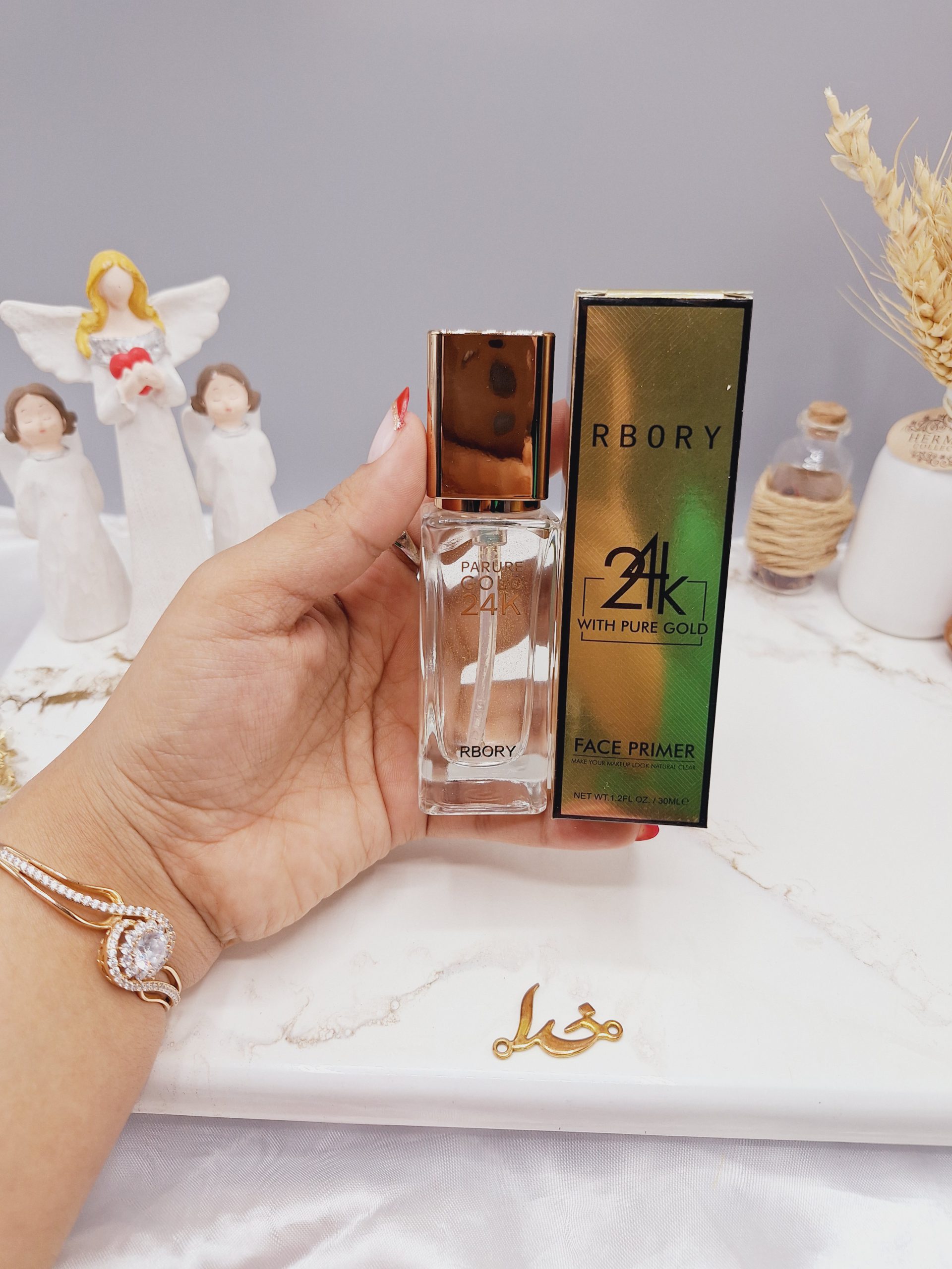 پرایمر آرایشی حاوی ذرات طلا برند RBORY کد R07011 (اصلی)