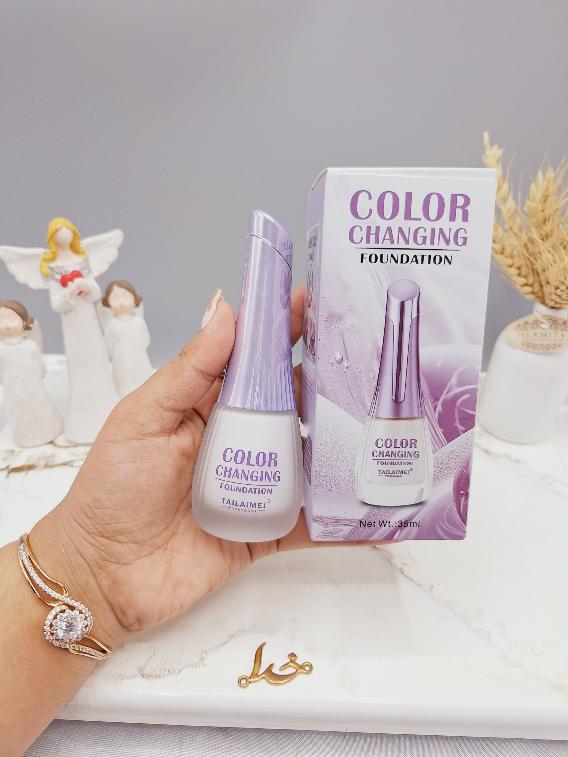 کرم پودر ضد تعریق و ضد آب مناسب انواع پوست ها دارای ضد آفتاب برند TAILAIMEI کد TLM-F273