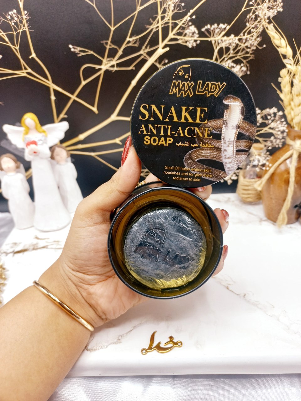 صابون ضد اکنه سم مار برند مکس لیدی MAX LADY کد 13943
