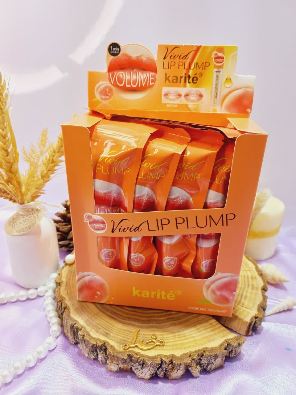 حجم دهنده لب هلویی کاریته NO7017847 V روکش دار