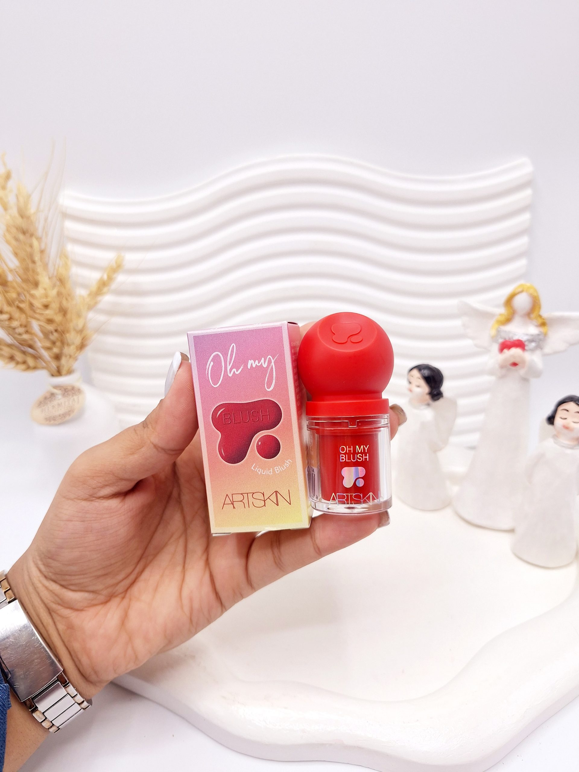 رژ گونه مایع پد دار آبرنگی برند آرت اسکین کد 976169