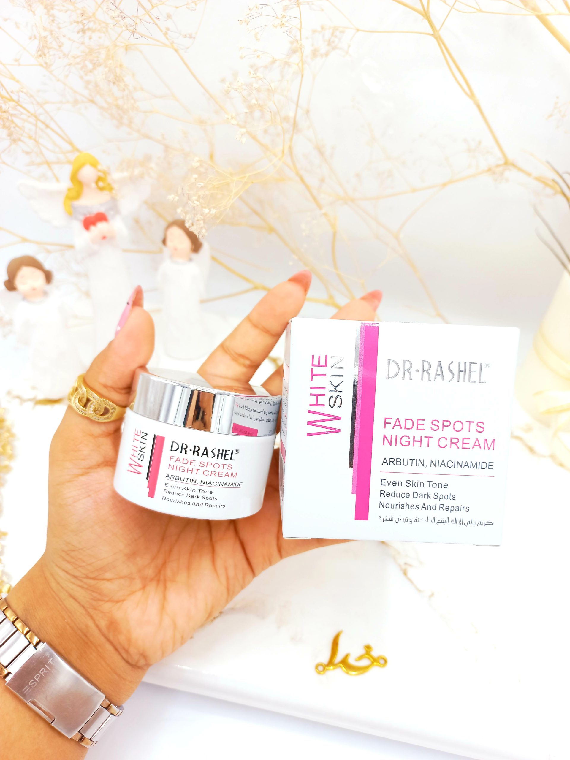 کرم روشن کننده و ضد لک قوی شب دکتر راشل DR RASHEL کد DRL1435
