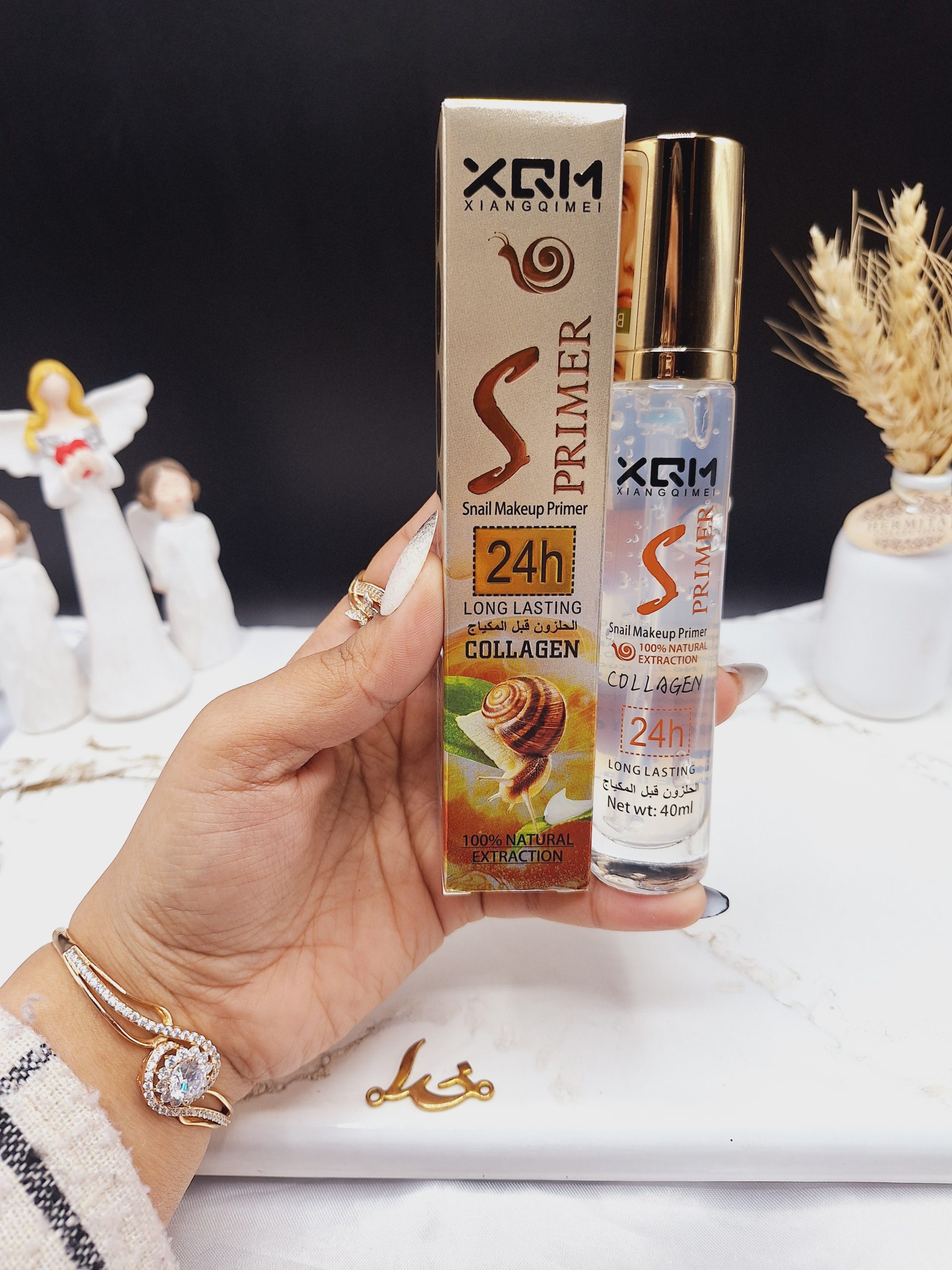 پرایمر 24 ساعته با عصاره حلزون و کلاژن برند XQM کد X2163