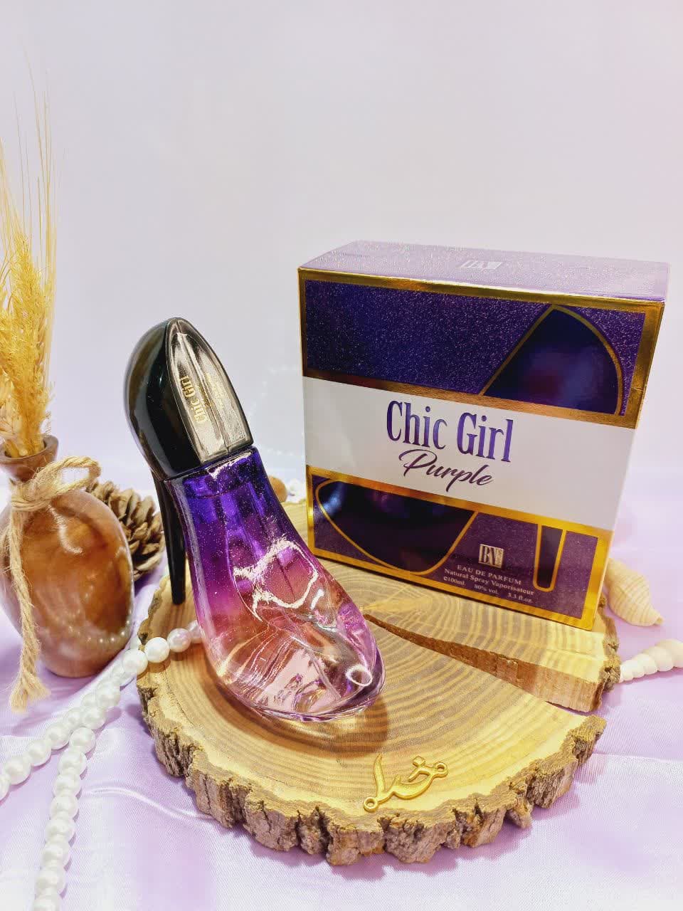 ادکلن چیک گرل بنفش CHIC GIRL PURPLE حجم 100 میلی لیتر اورجینال اماراتی