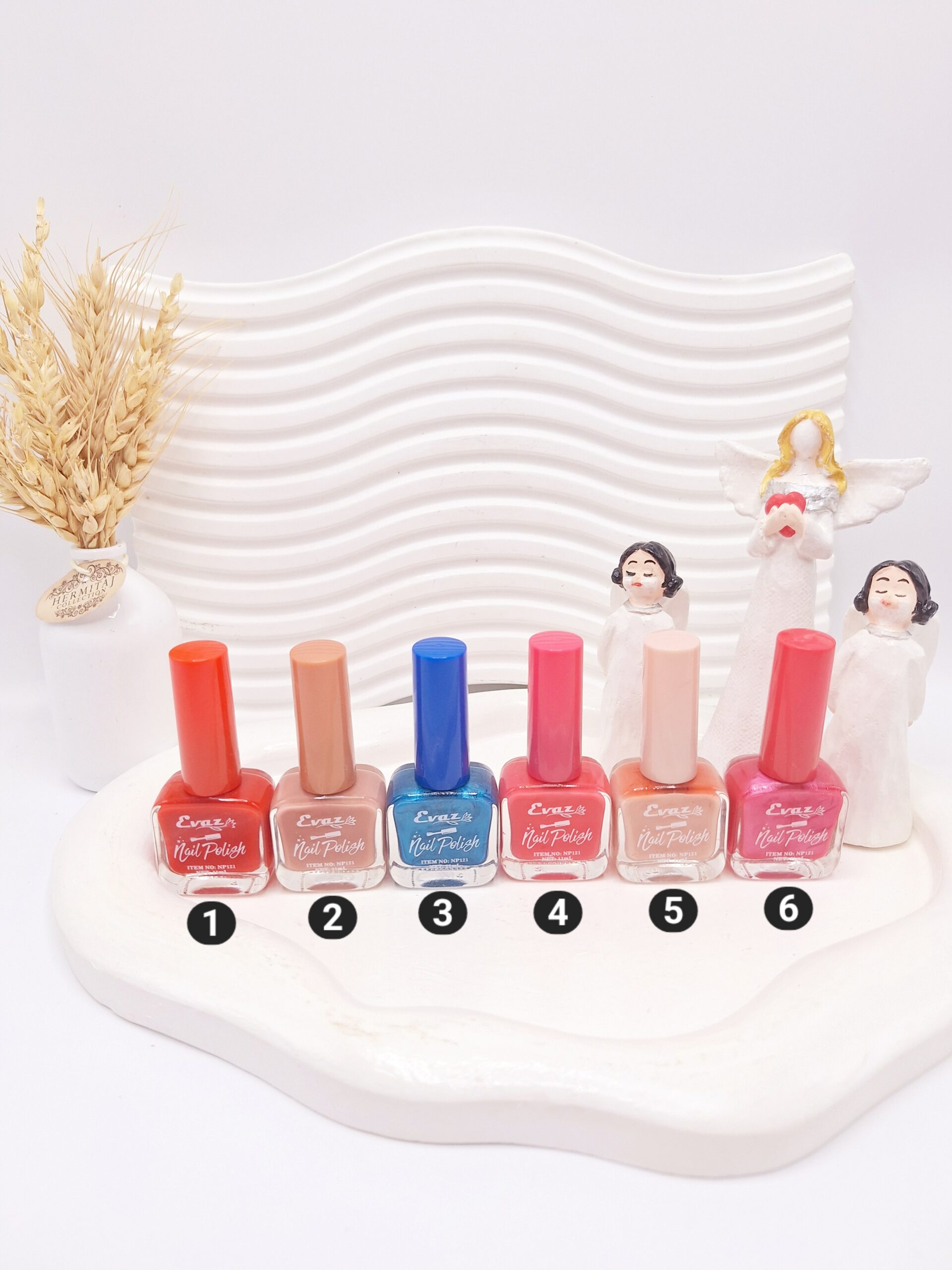 لاک ناخن نایلی پولیش Evaz مکعب ای