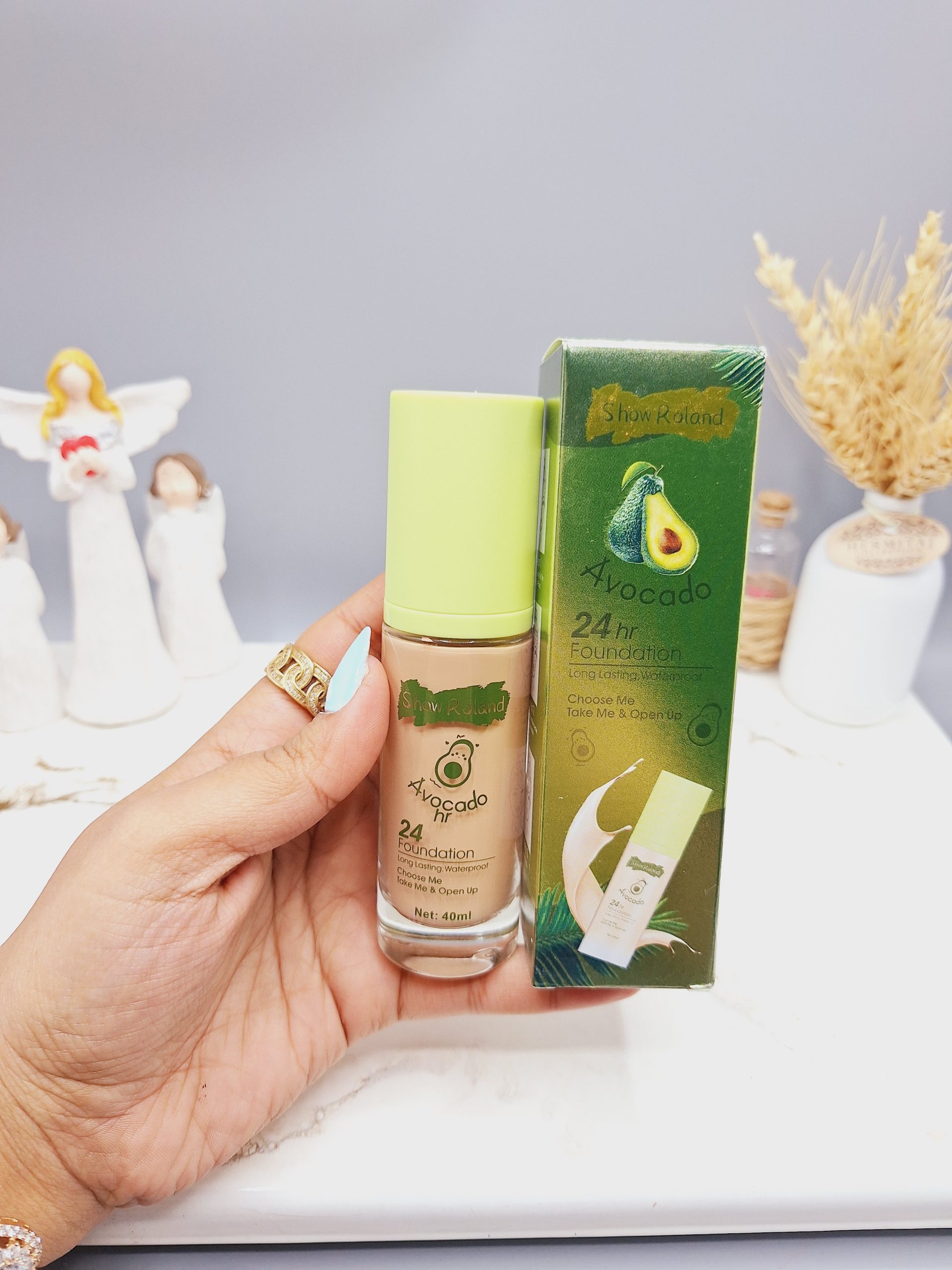 کرم پودر آووکادو 24 ساعته Show Roland کد SR002