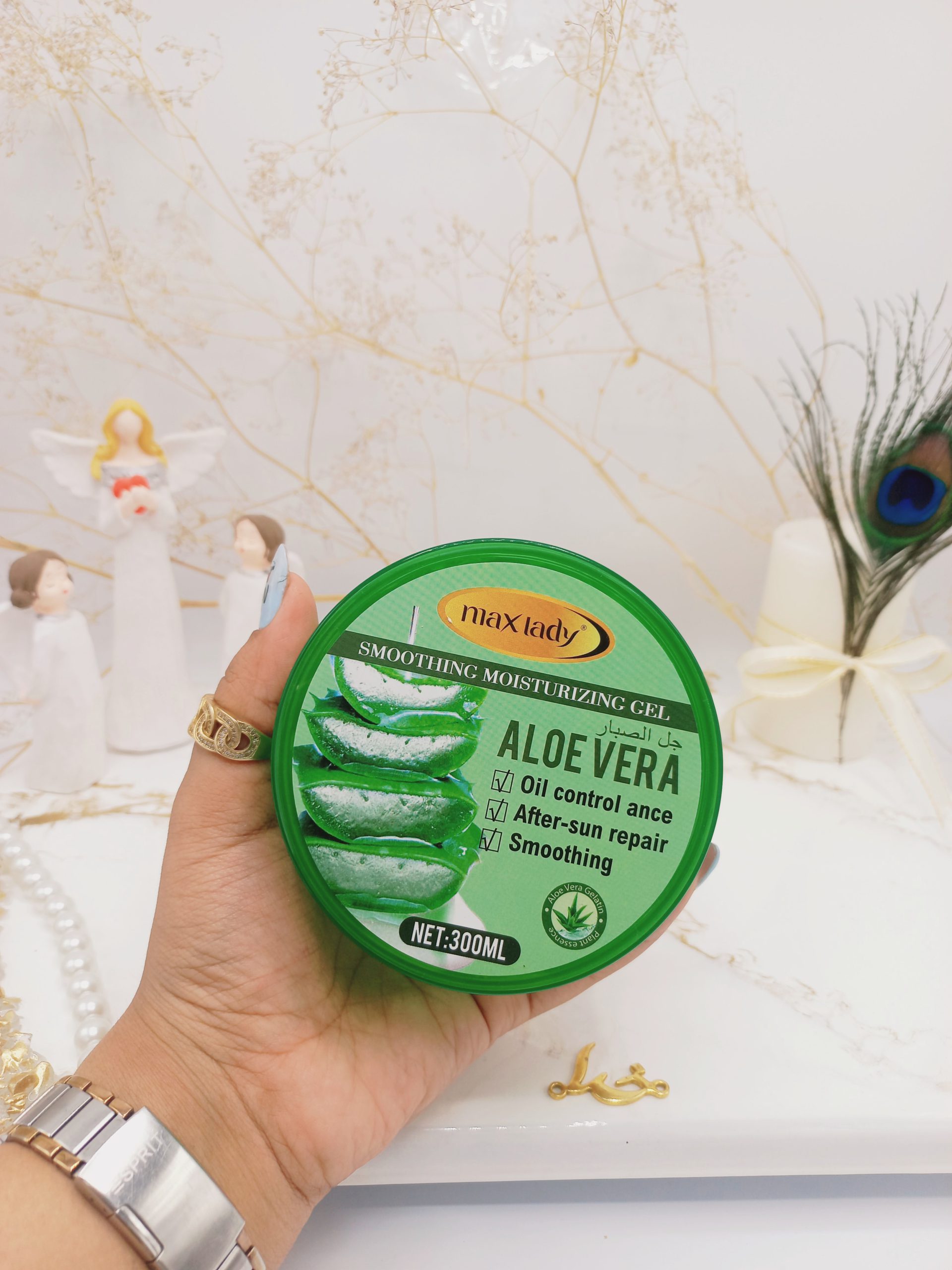 ژل آبرسان کاسه ای آلوورا مکس لیدی Max Lady حجم 300 میل کد MX2408