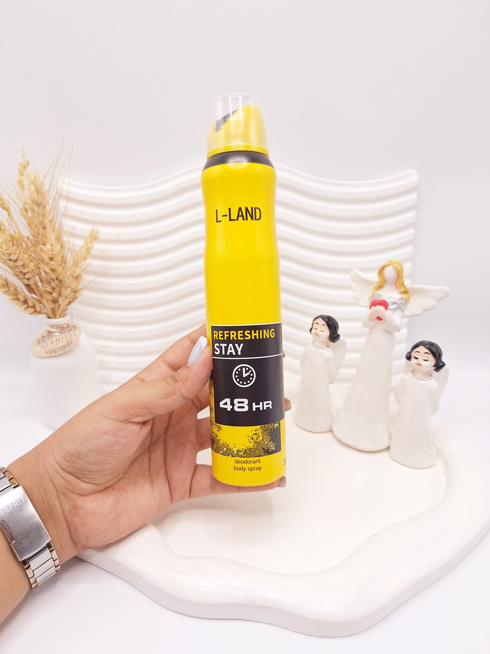 اسپری خوشبو کننده بدن L-LAND ماندگاری 48 ساعته کد 3697