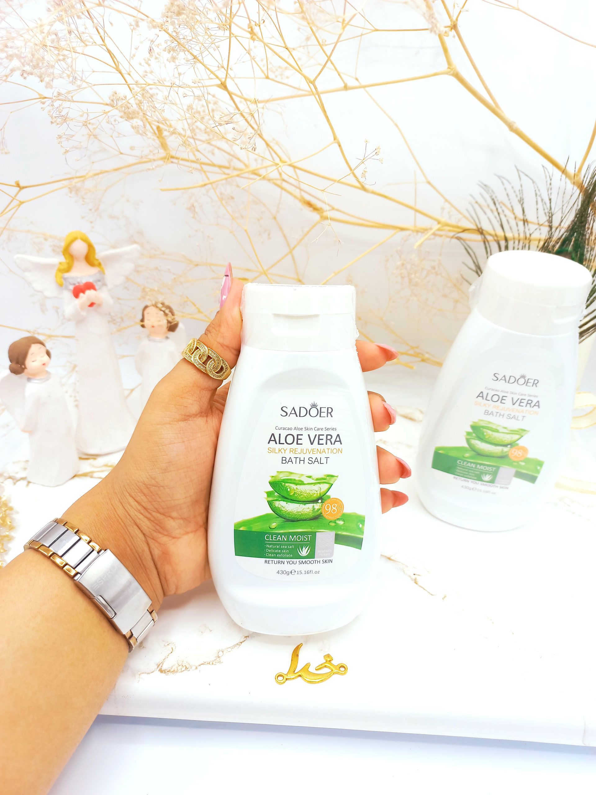 نمک حمام بدن آلوئه ورا 98 درصد سادور SADOER کد SD29605