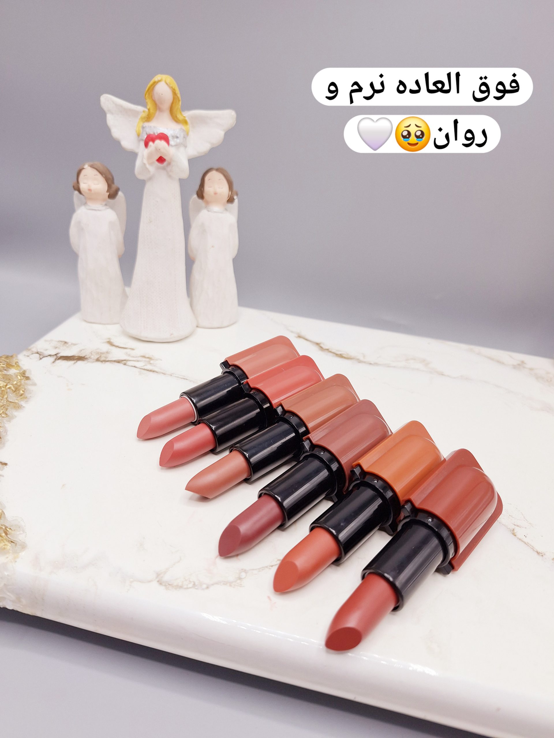 پک 6 تایی رژ جامد مات و روان برند AOZY کد 007