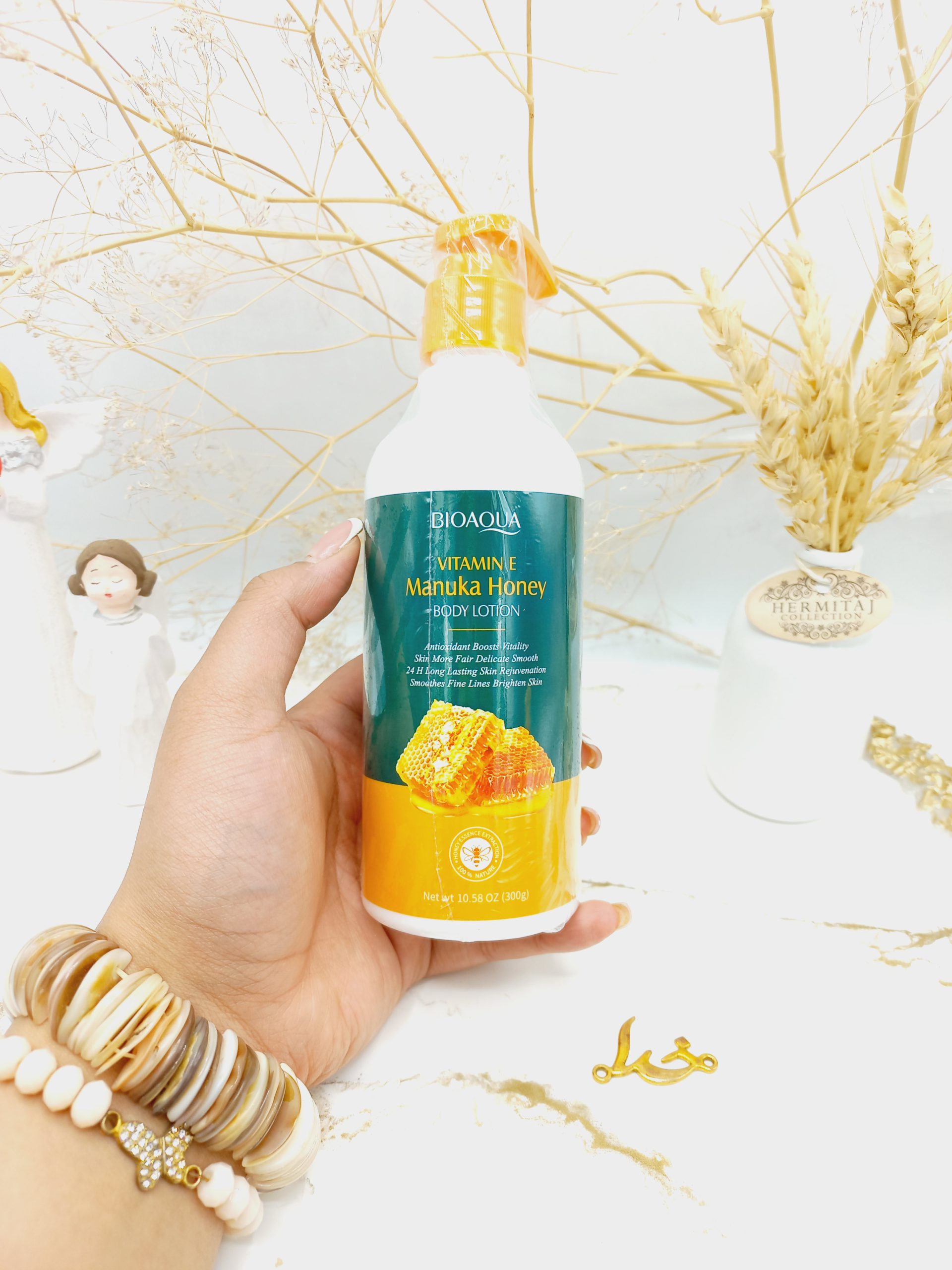 لوسیون بدن پمپی عسل بیوآکوا کد bqy53874