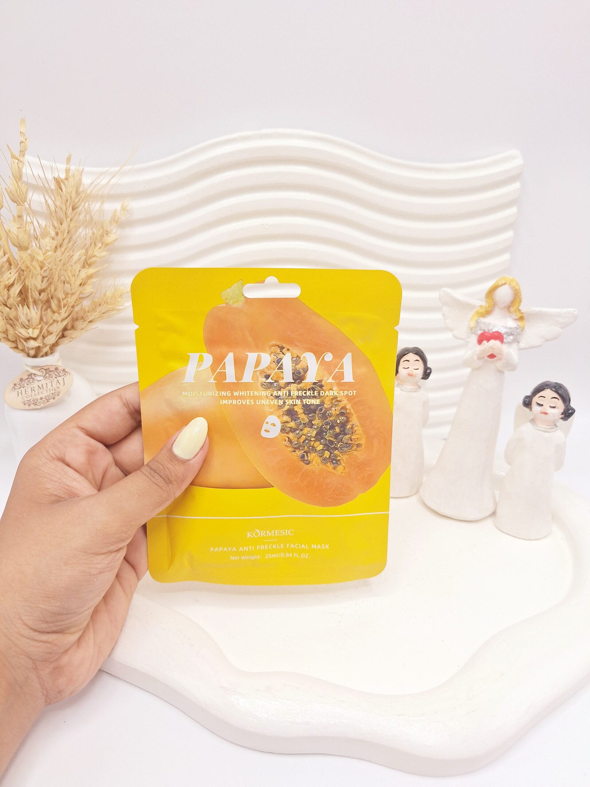 ماسک ورقه ای پاپایا PAPAYA برند کورمسیک کد 6801