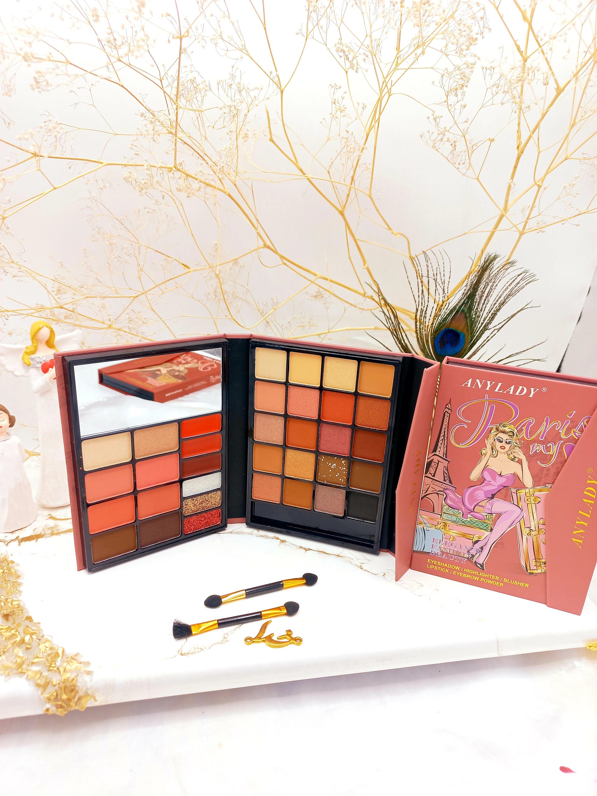 پالت سایه آنالیدی طرح دخترونه باربی ANYLADY کد 8602K