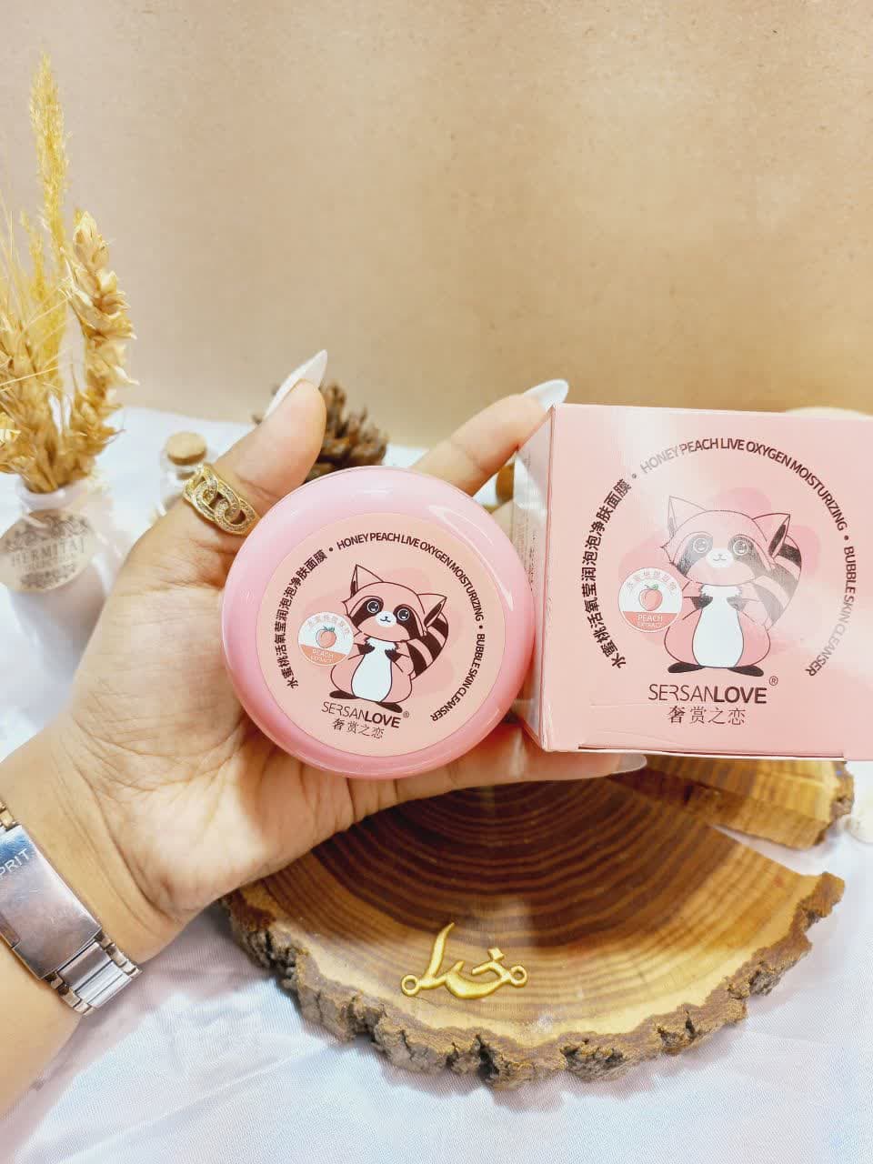 ماسک صورت خاک رس و هلو سرسان لاو کد xg0681