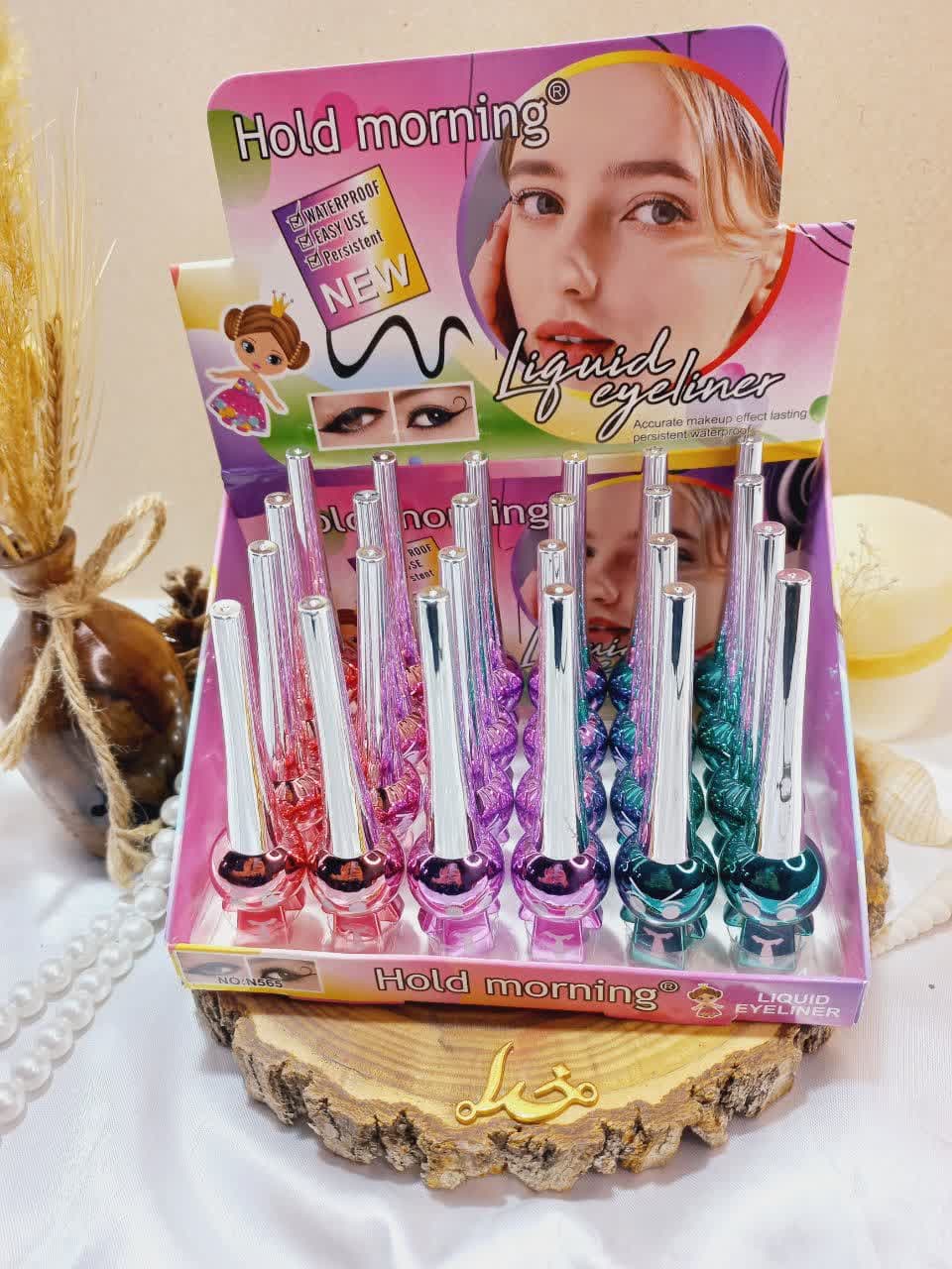 خط چشم ماژیکی  مشکی ضد آب مدل عروسکی هولد مورنینگ HOLD MORNING کد N565