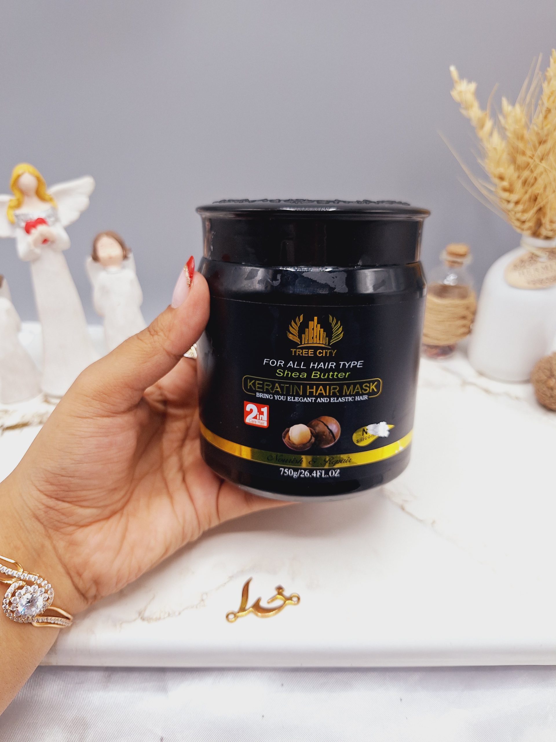 ماسک موی کراتینه داخل حمام فری سولفات تری سیتی TREE CITY کد  0195