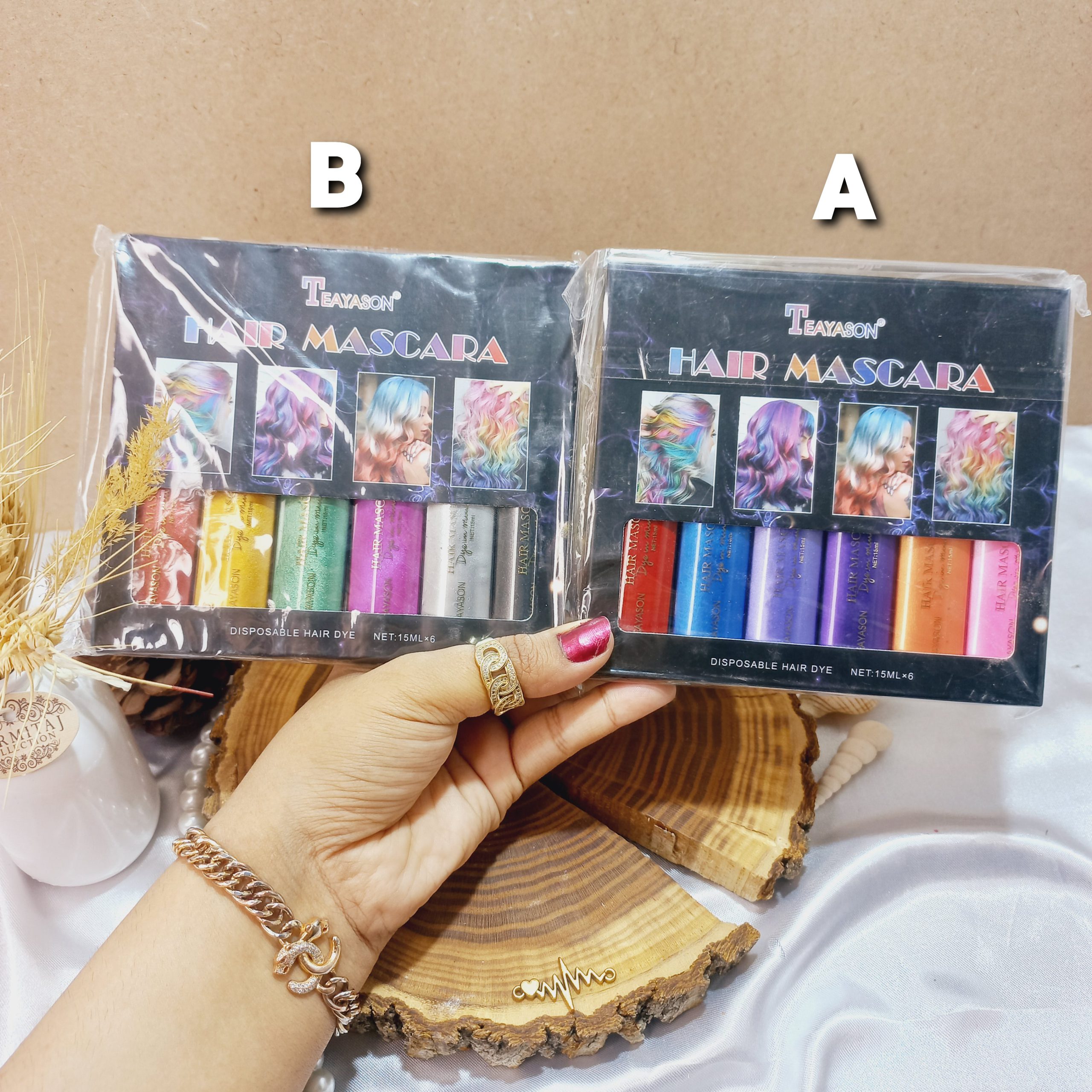 ریمل مو 6 تایی Teayason Hair Mascara