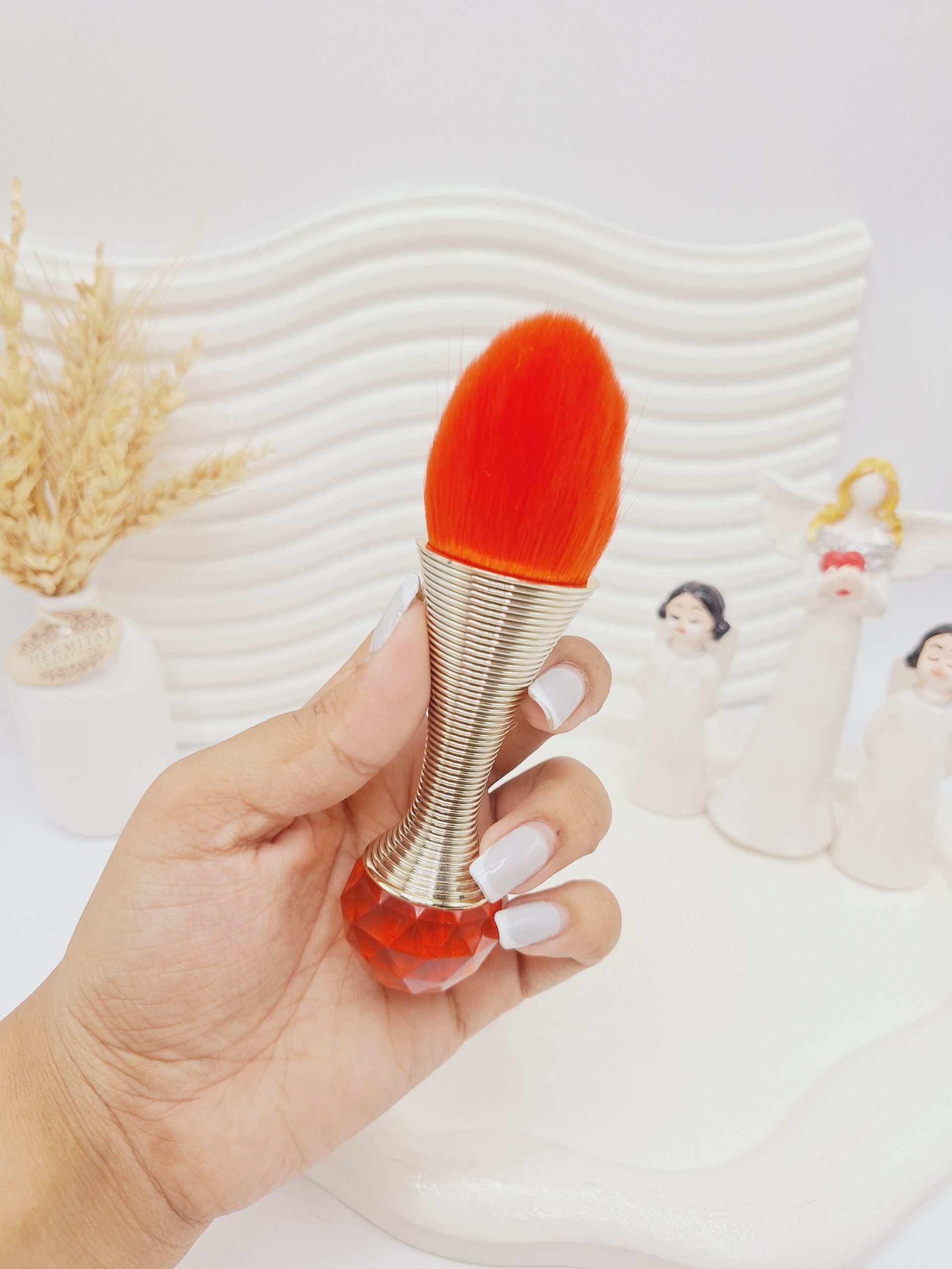 براش دسته فلزی قرمز