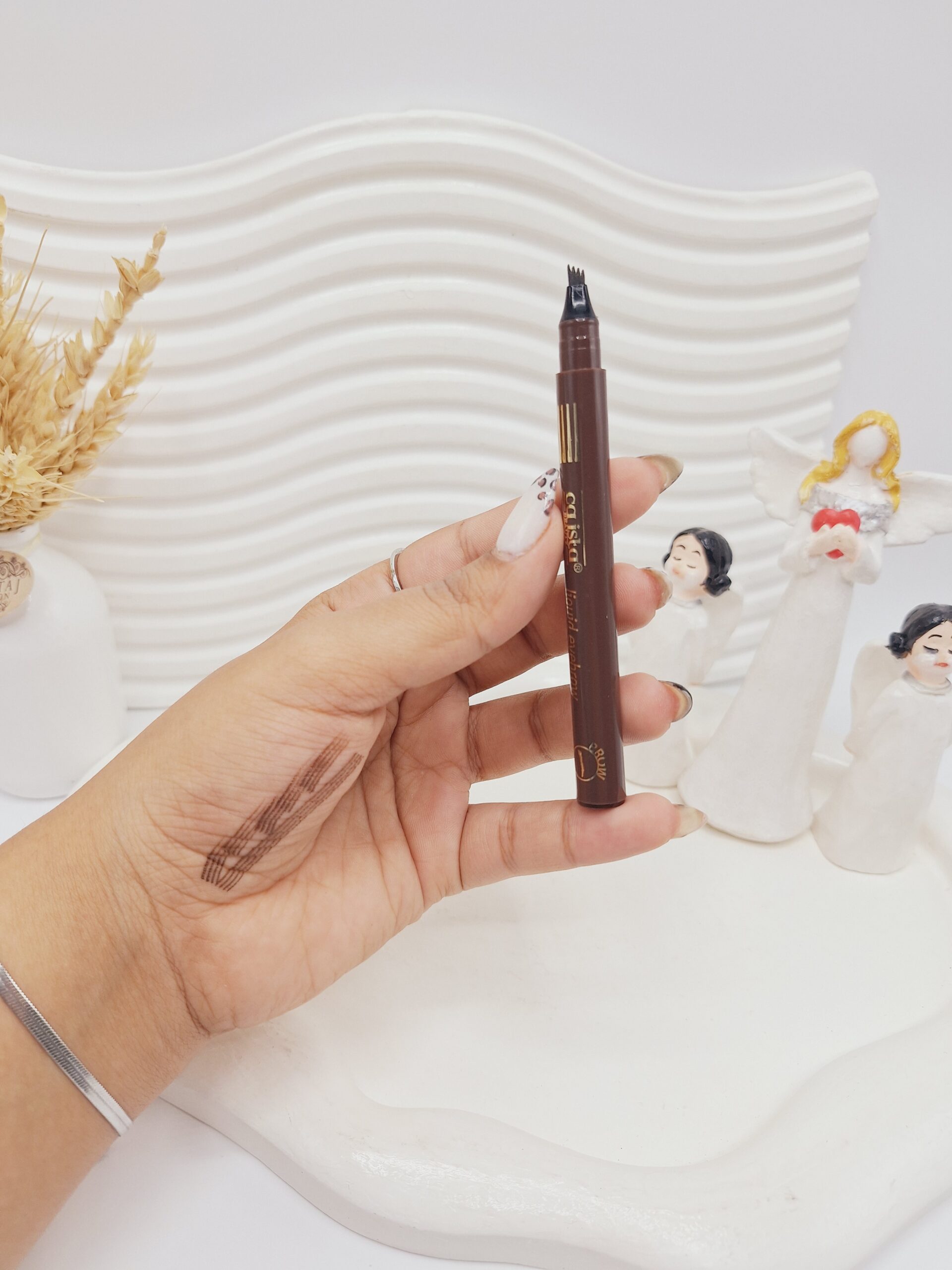 هاشور ابرو ضد آب برند کالیستا (کد 2 رنگ قهوه ای پر رنگ)