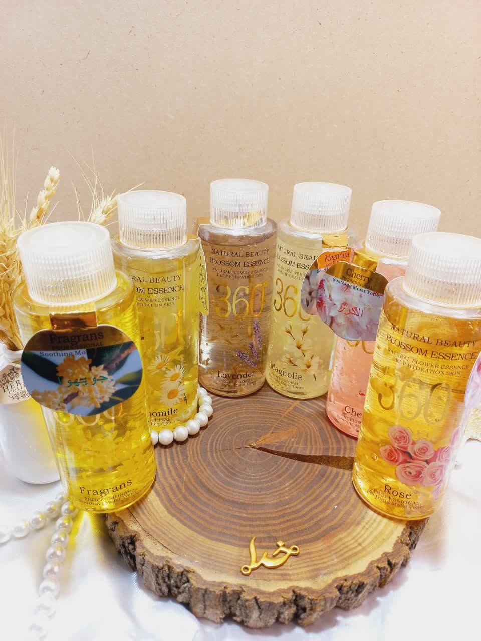 تونر پاک کننده آرایش صورت حجم 250 میل بلوسوم اسنس 360 درجه