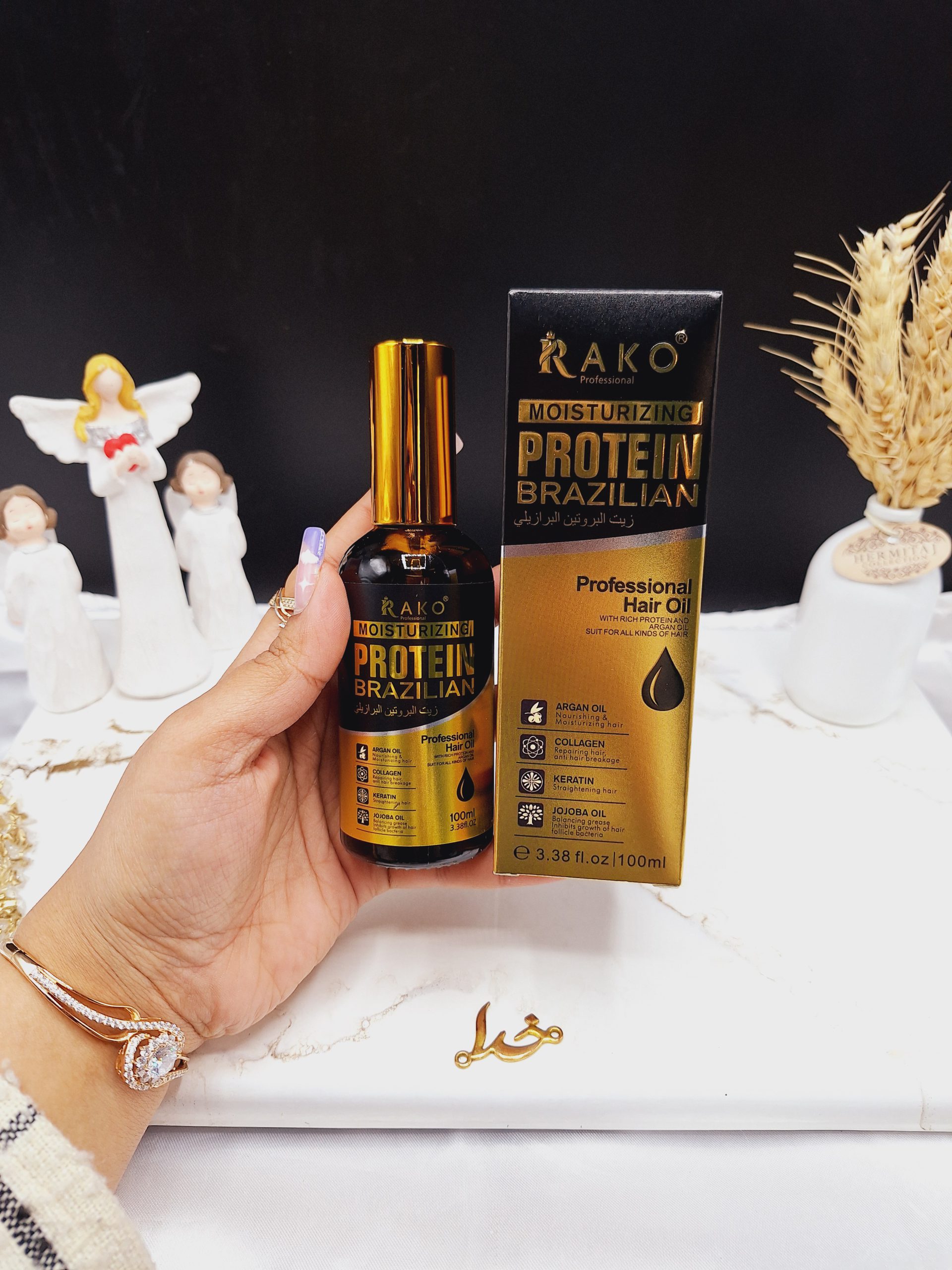 روغن مو حرفه ای کراتین و پروتئین راکو RAKO کد RK1192