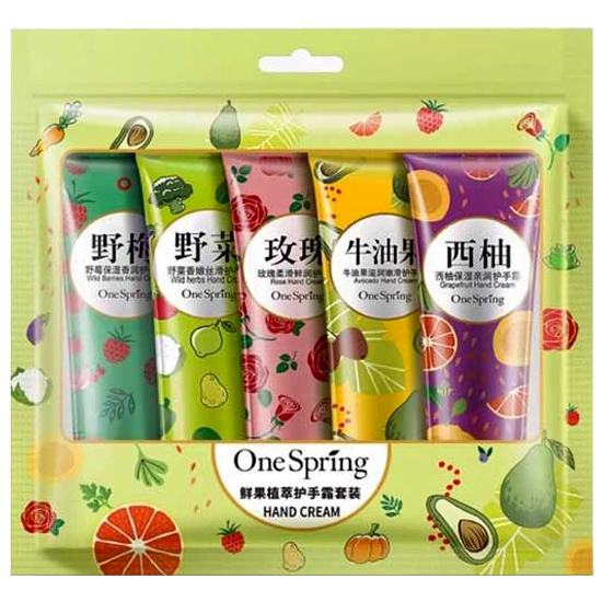 پک کرم مرطوب کننده دست 5 عددی ONE SPRING | پخش عمده