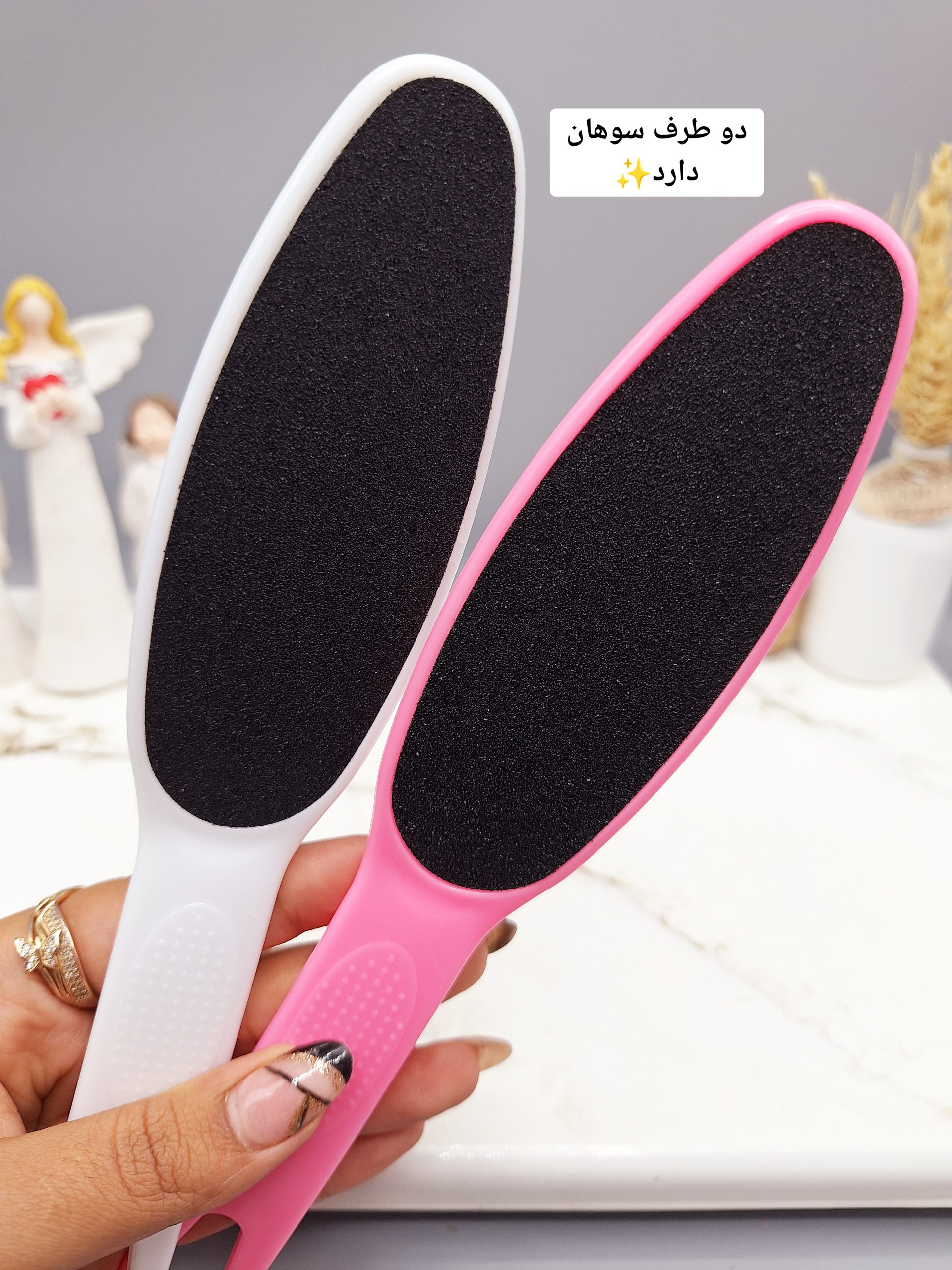 سوهان کشیده دو طرفه دسته بلند