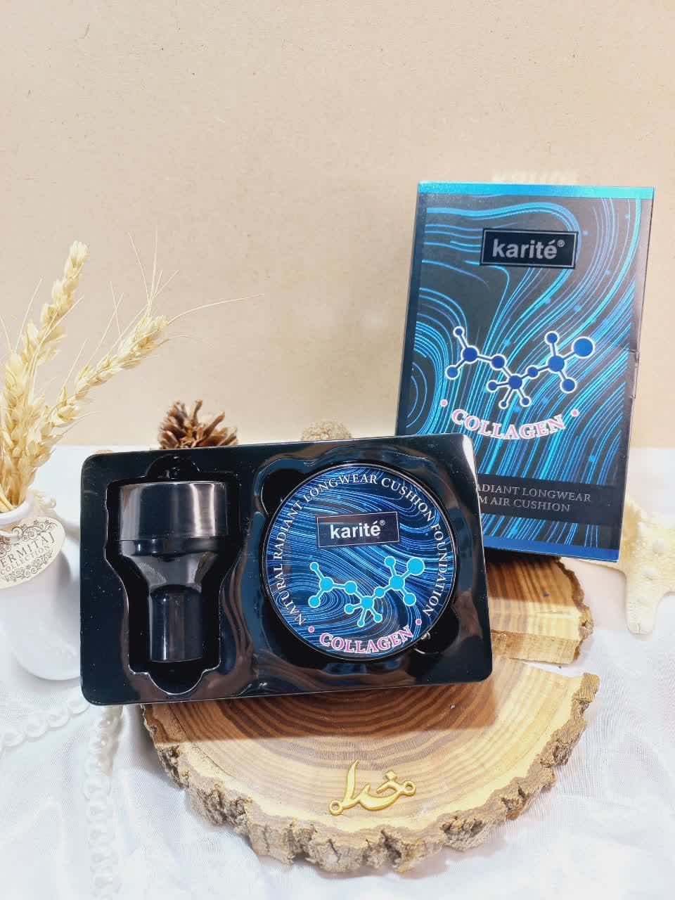 کوشن کلاژن COLLAGEN به همراه پد قارچی برند کاریته Karite اورجینال