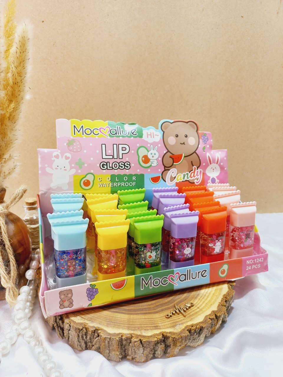 برق لب حرارتی طرح شکلاتی برند معتبر moc allure