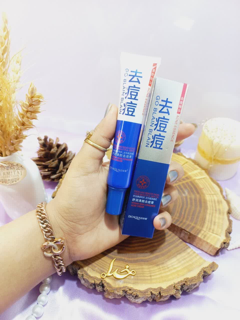 کرم تیوپی درمانی ضد جوش و آکنه اورژانسی بیوآکوا کد BQY7626