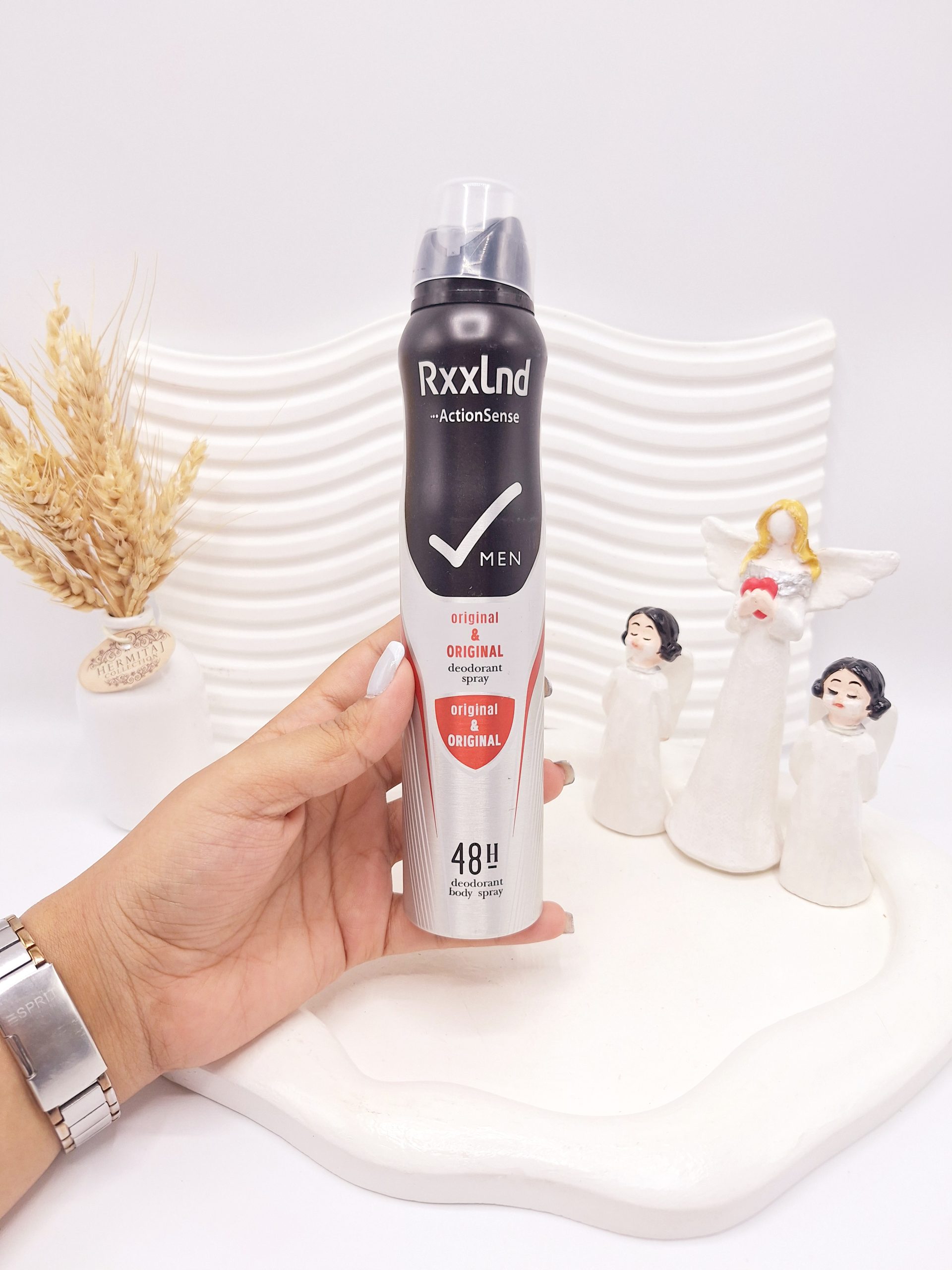 اسپری خوشبو کننده بدن مردانه Rxxlnd ماندگاری 48 ساعته کد 3819