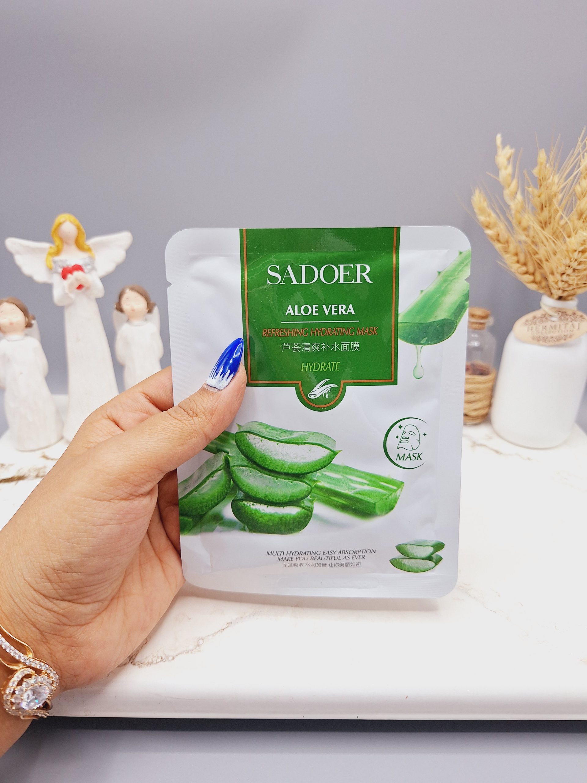 ماسک ورقه ای آبرسان آلوئه ورا برند سادور کد SD81462