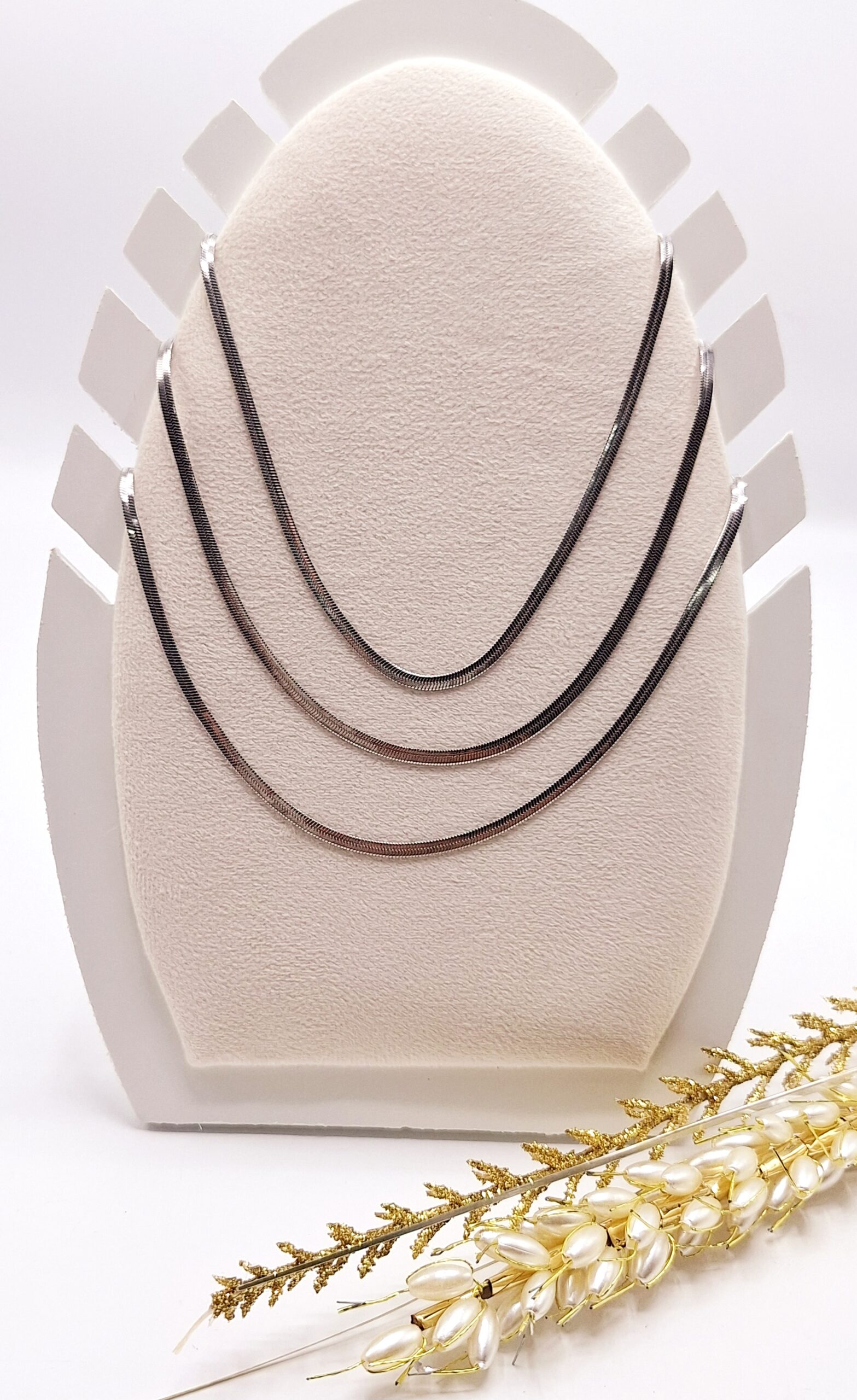 گردنبند ماری 4 میل استیل