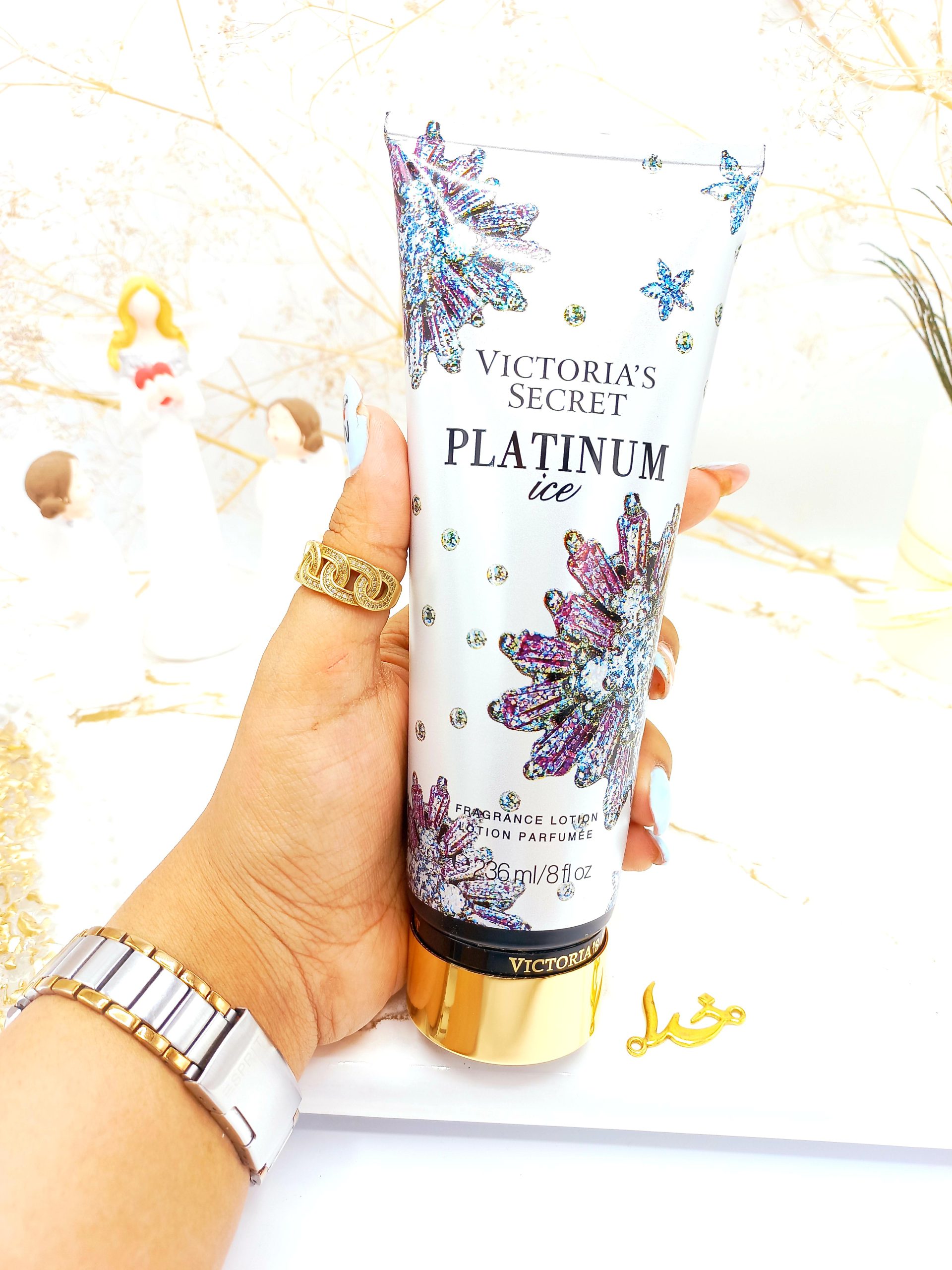 لوسیون معروف مرطوب کننده بدن 236 میل Platinum Ice برند ویکتوریا سکرت کد 8561