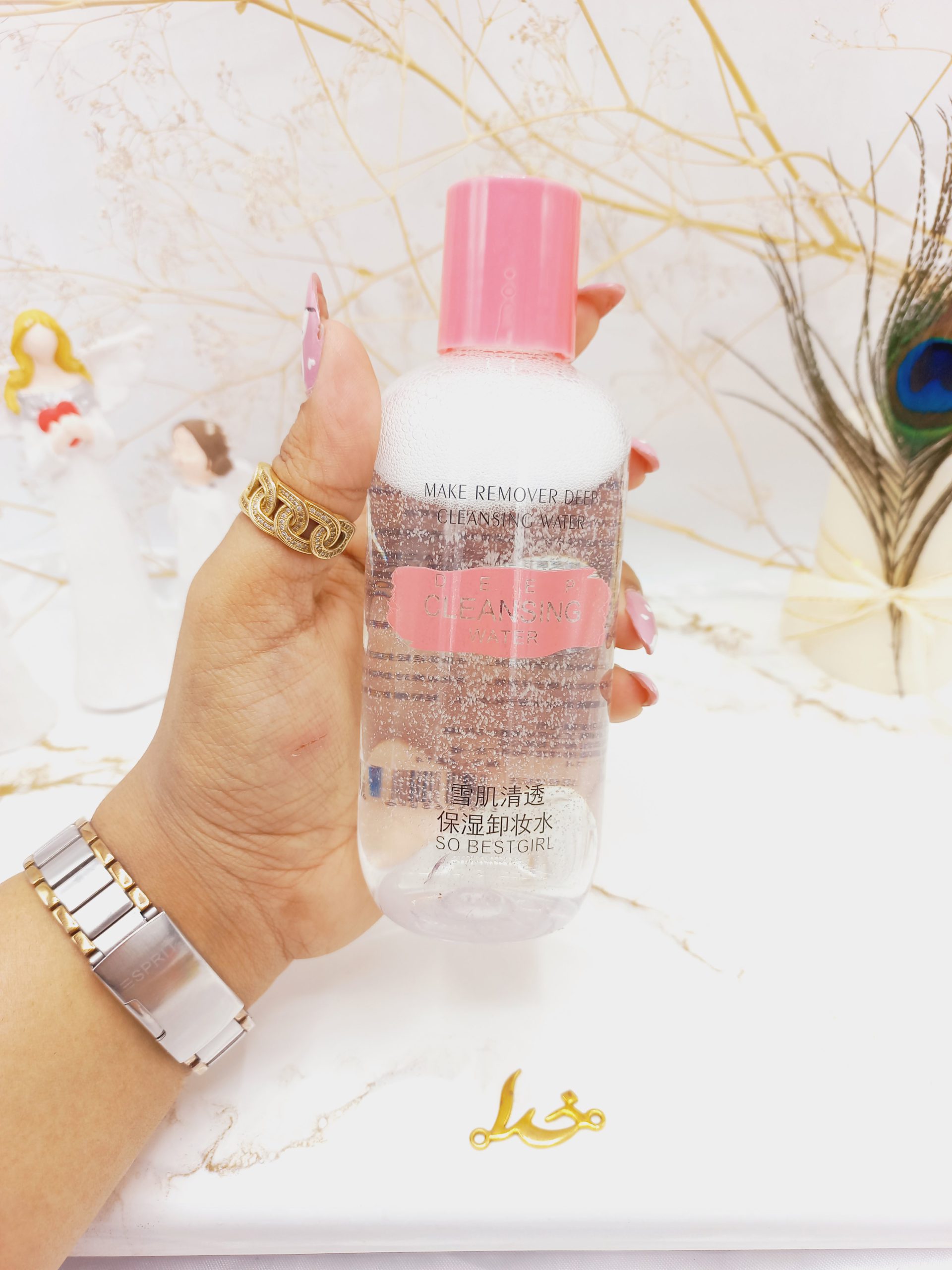 میسلار واتر پاک کننده آرایش صورت LENLE کد 18043