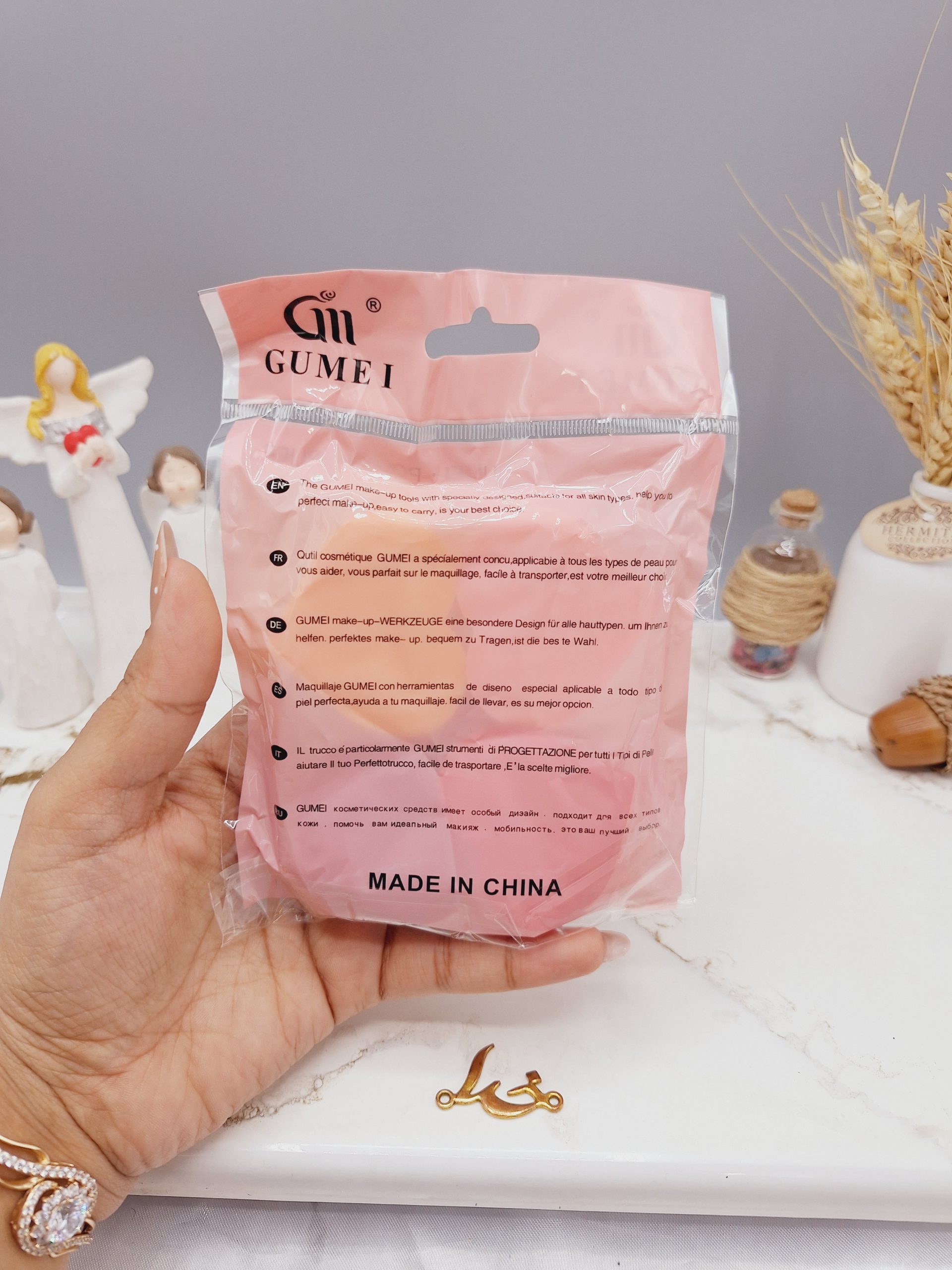 پک پد چهار تیکه طرح قلب برند  Gil GUMEI