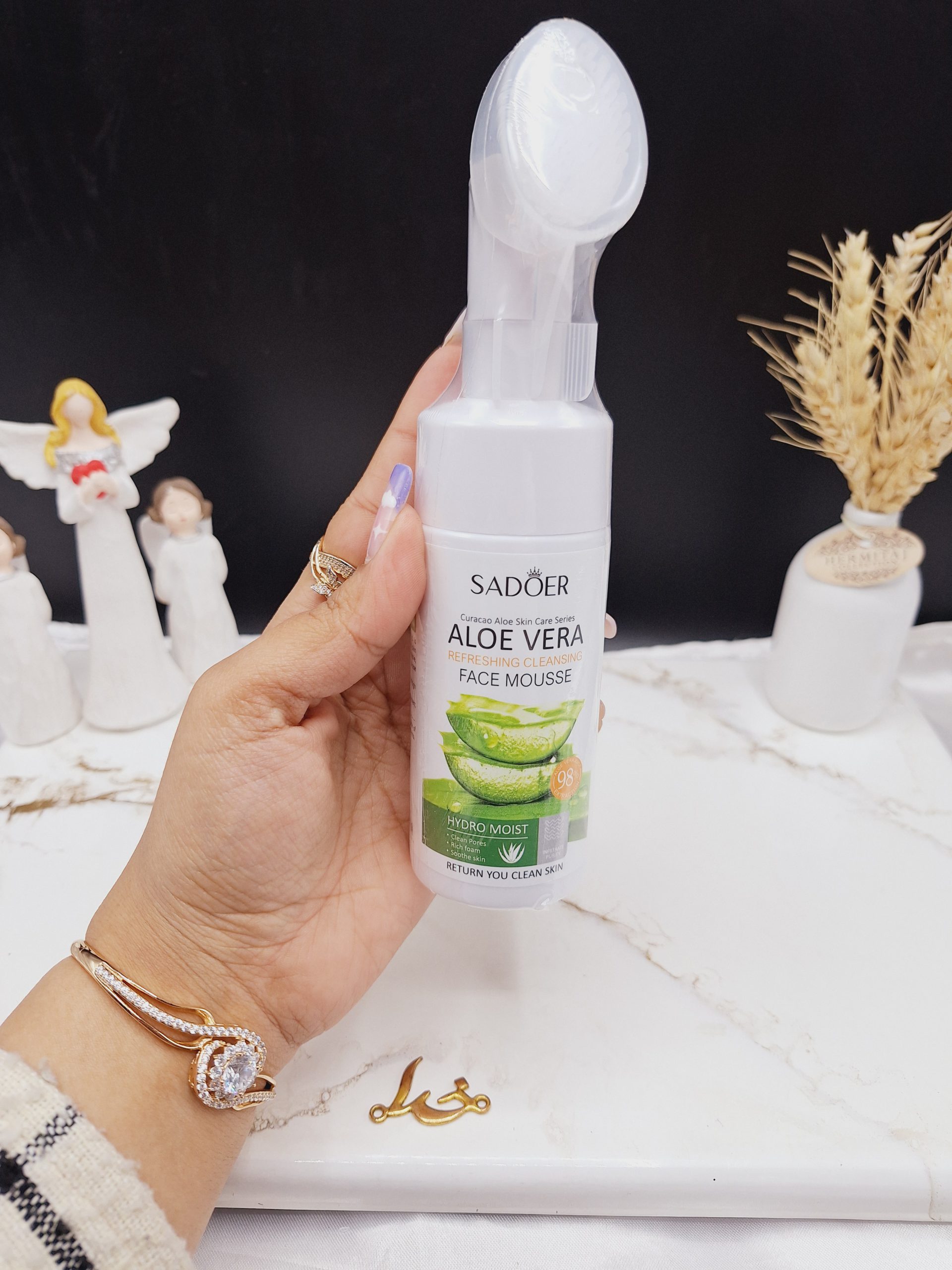 فوم براش دار سفید کننده آلوئه ورا سادور SADOER کد SD96482