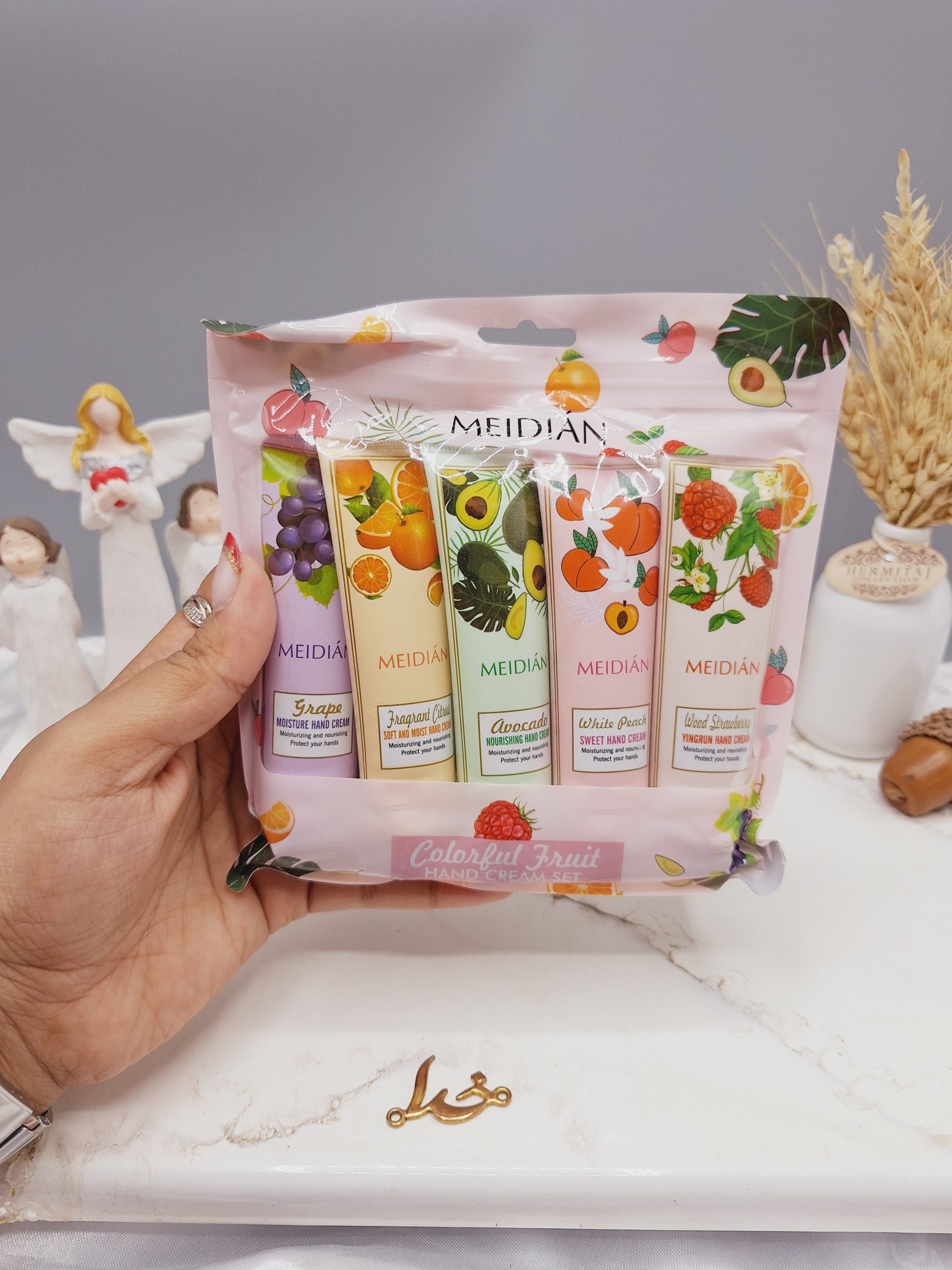 پک کرم دست حاوی اسانس های میوه خوشبو Meidian کد 8596
