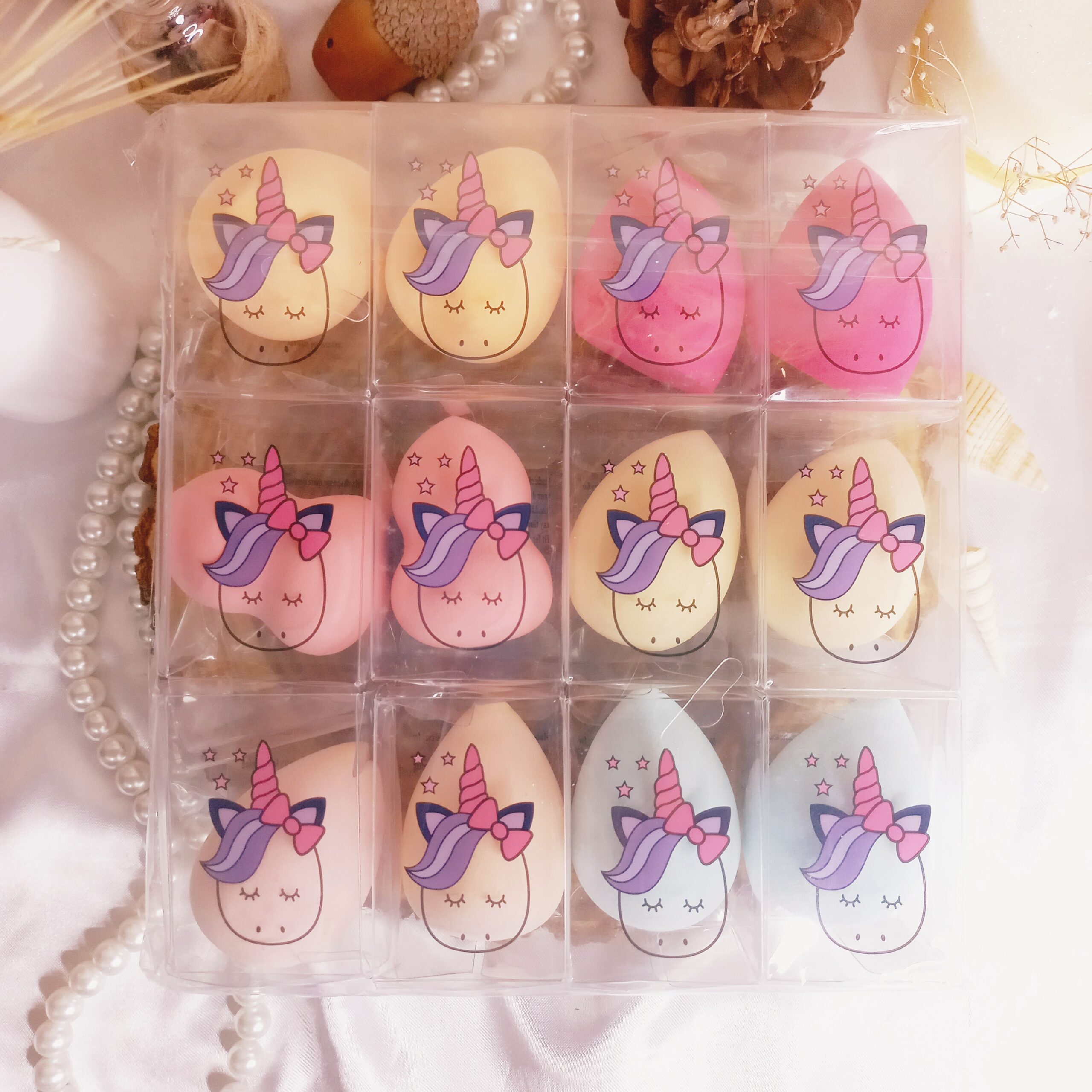 پد آرایشی اشکی رنگارنگ