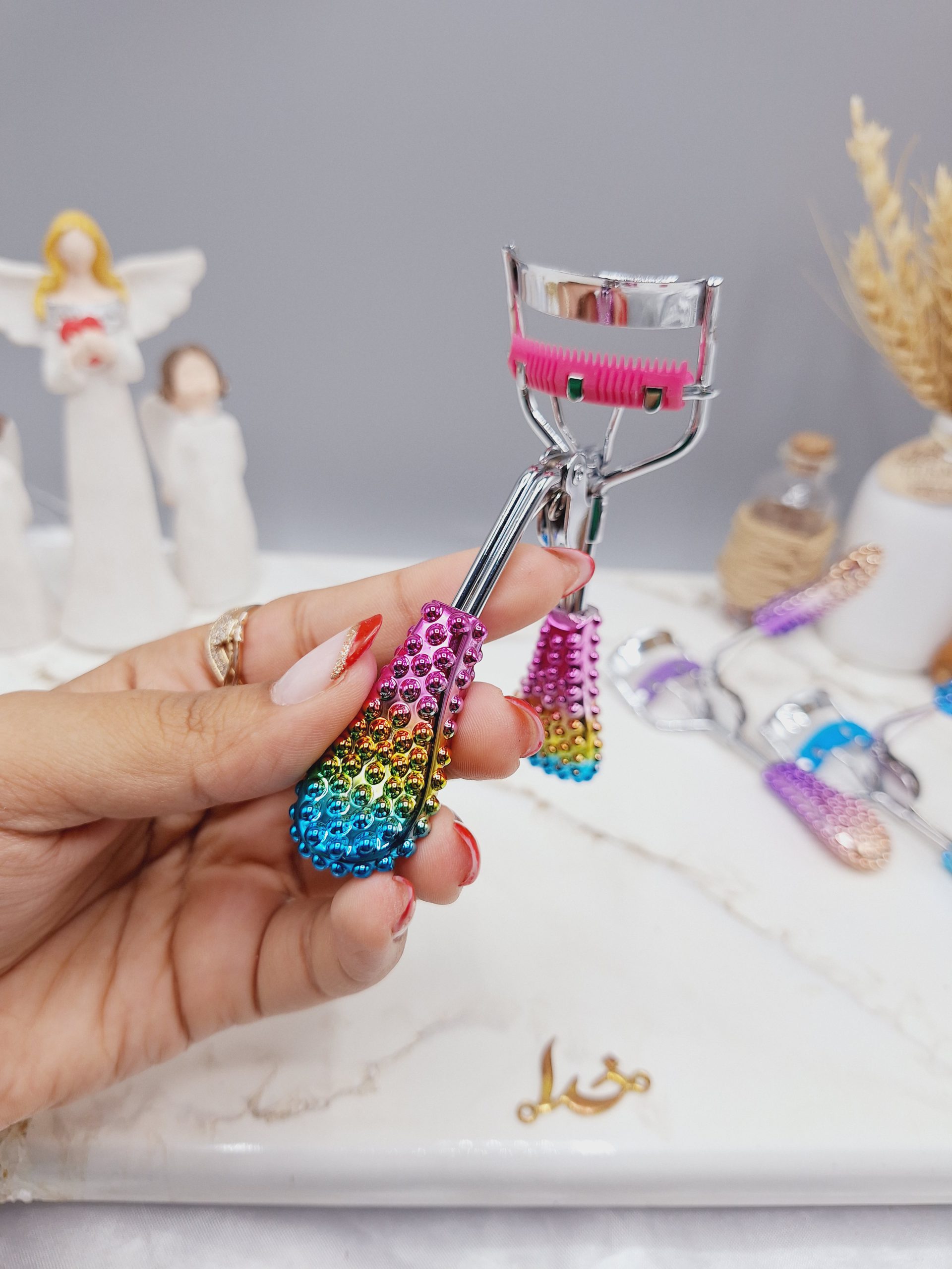 فرمژه برس دار دسته نگینی درجه 1