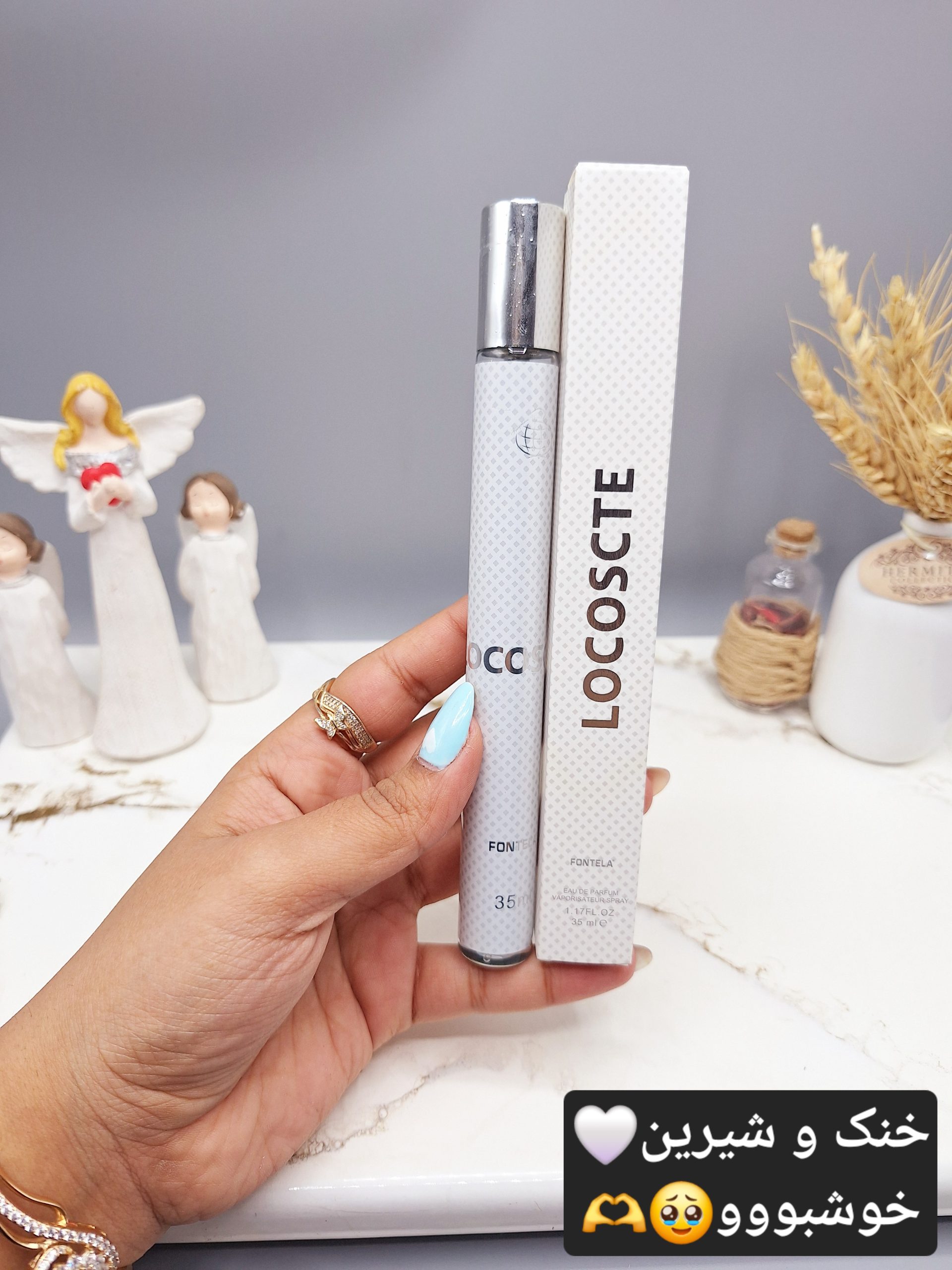 ادکلن زنانه استوانه ای 35 میل LOCOSCTE کد 9675