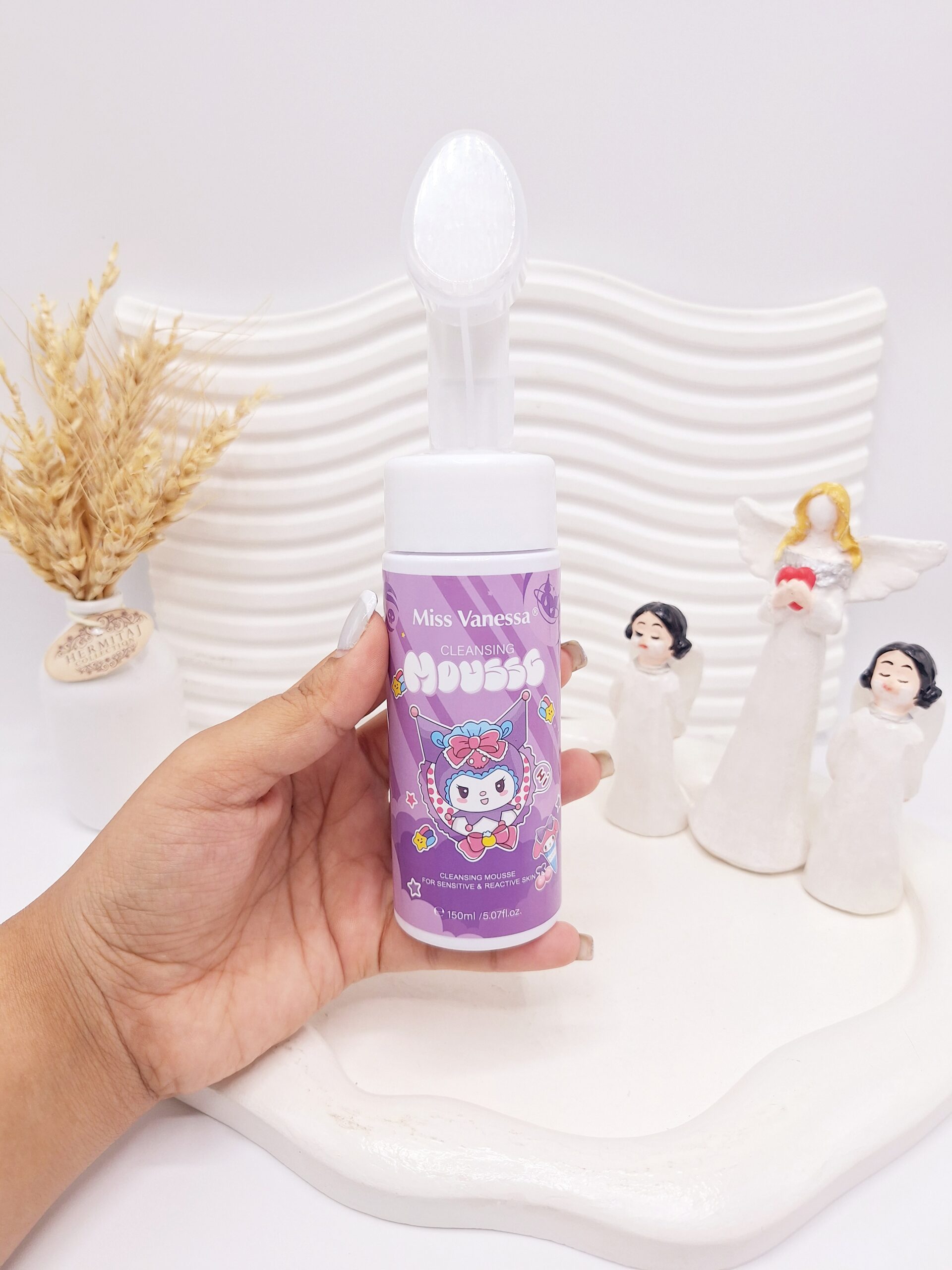 فوم پاک کننده کرومی بنفش میس ونسا کد  0607