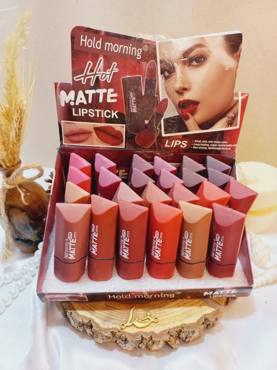 رژ لب جامد پرطرفدار  HOLD MORNING هولد مورنینگ کد HB5180