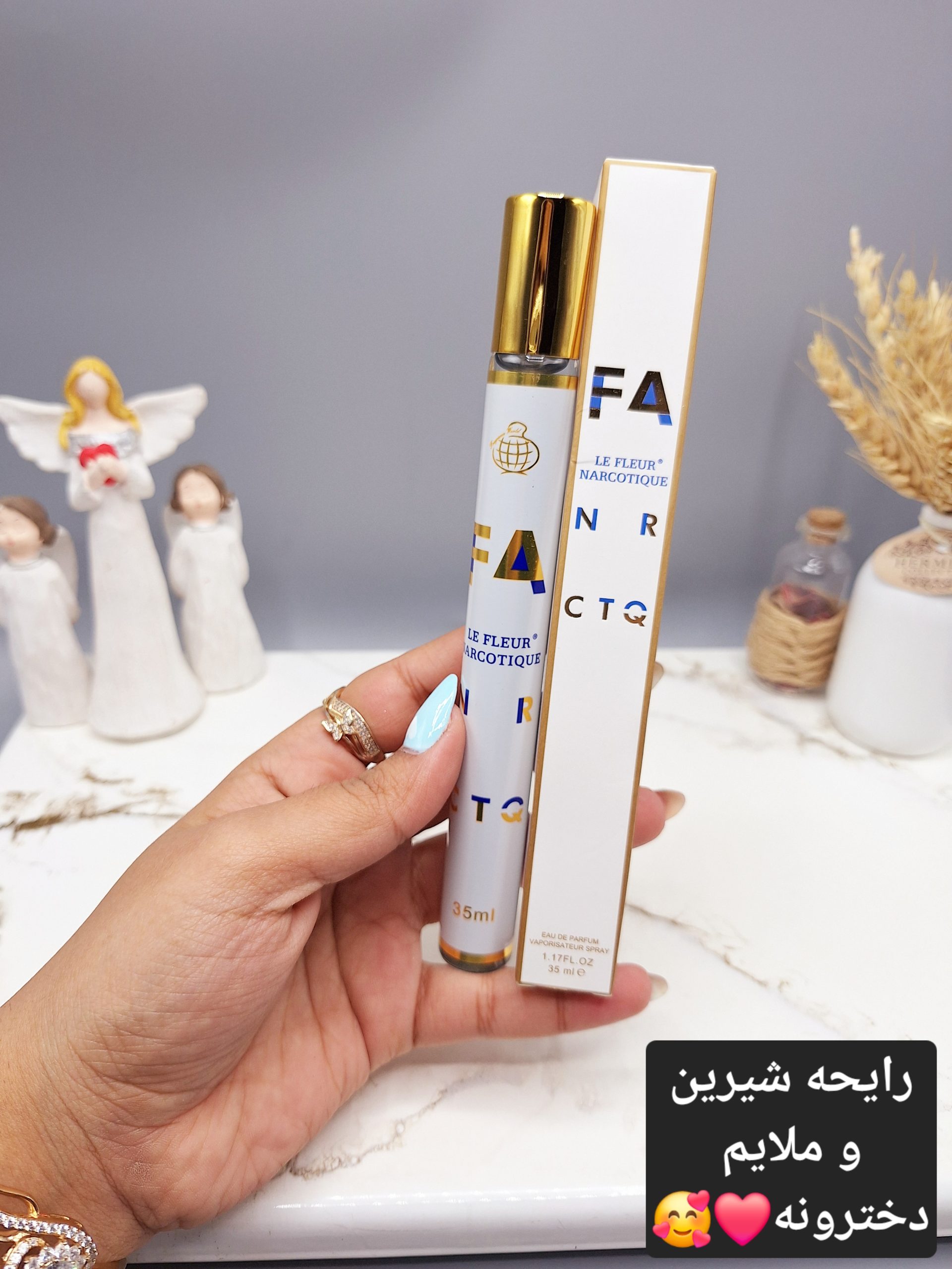 ادکلن زنانه استوانه ای 35 میل  کد FA LE FLEUR NARCOTIQUE NR CTQ کد 5486