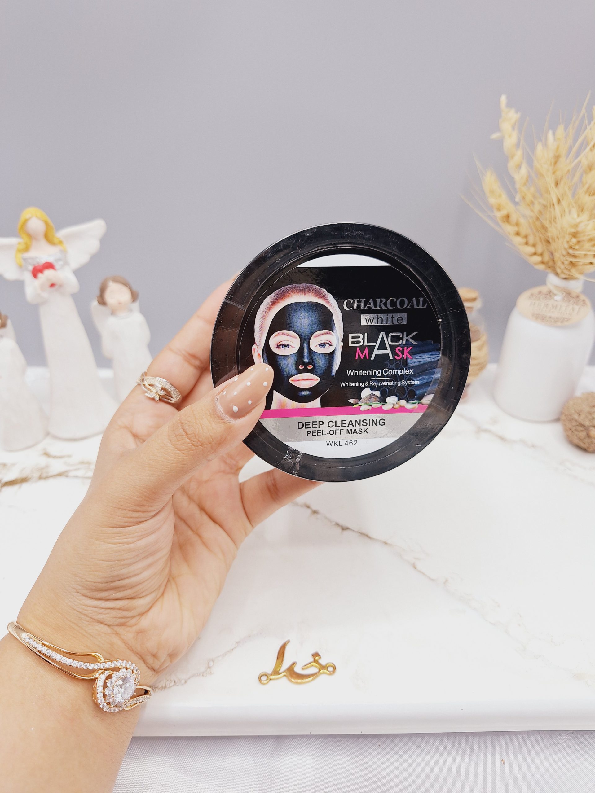 ماسک پاک کننده و لایه بردار زغالی کاسه ای وکالی Wokali کد WKL462