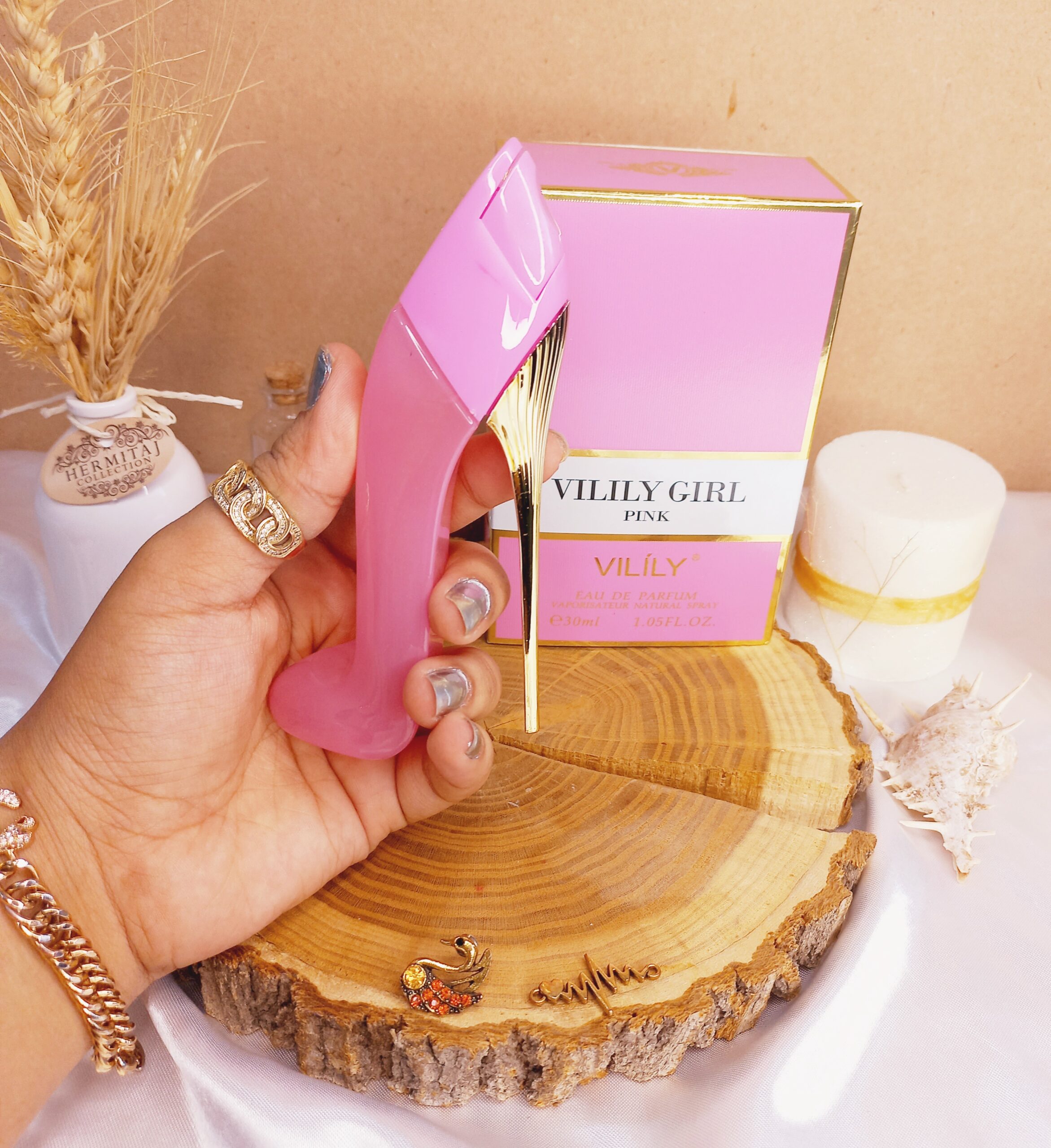 ادکلن زنانه وایلیلی گرل صورتی حجم 30 میلی